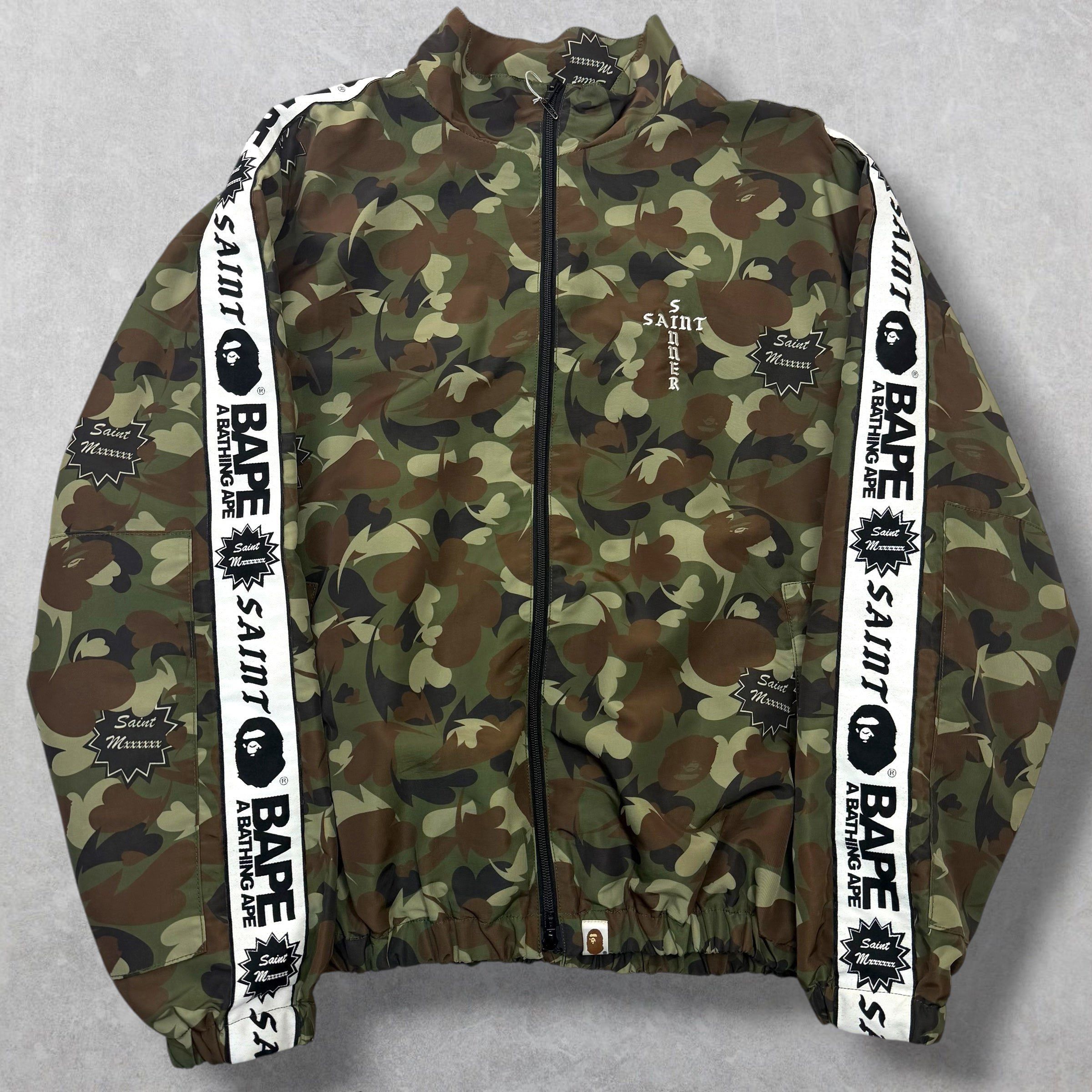 Saint Michael Saint Michael x Bape Camo Track Jacket M Size US M / EU 48-50 / 2 - 1 Thumbnail