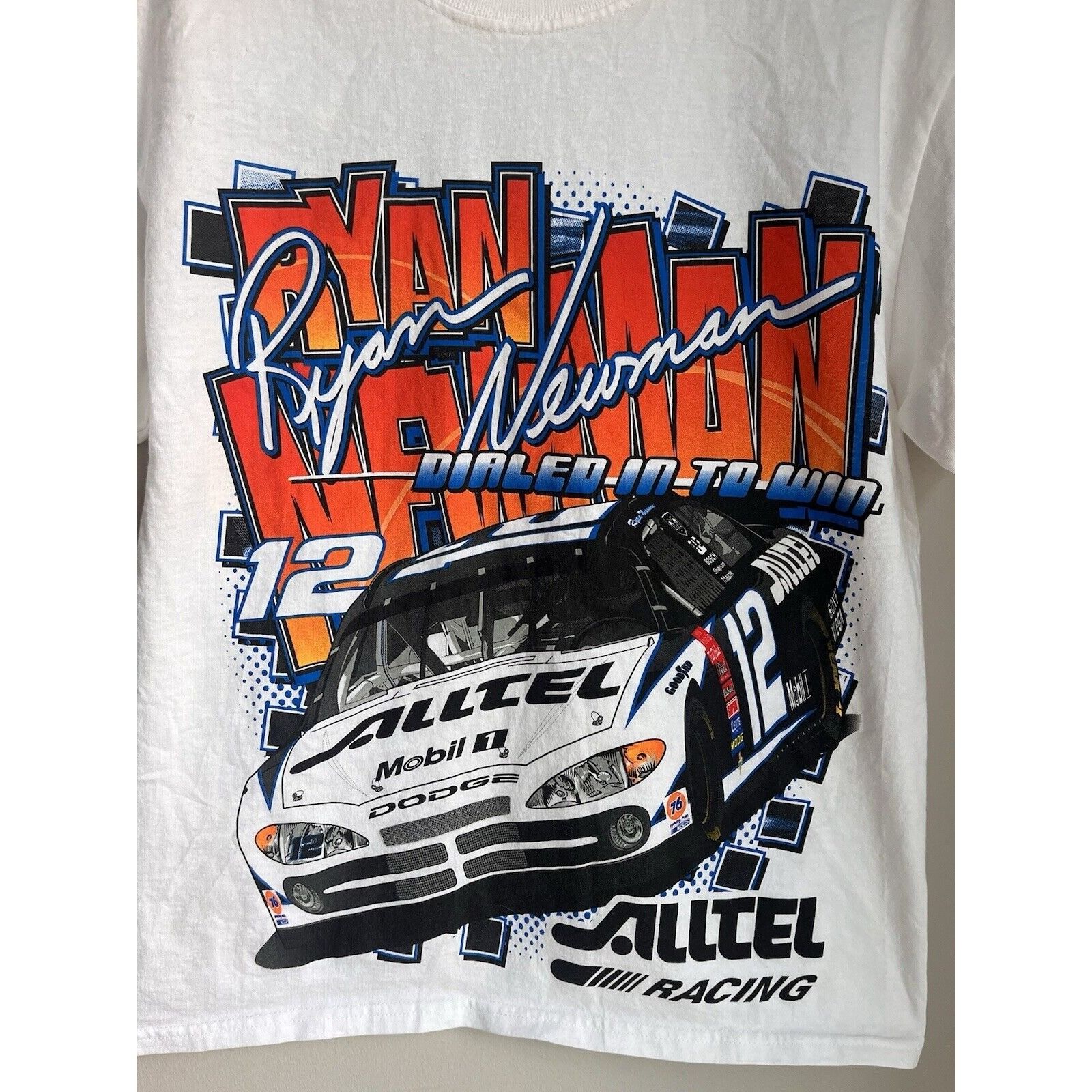NASCAR VINTAGE 90S Y2K NASCAR RYAN NEWMAN #12 DODGE T SHIRT SIZE M Size US M / EU 48-50 / 2 - 2 Thumbnail