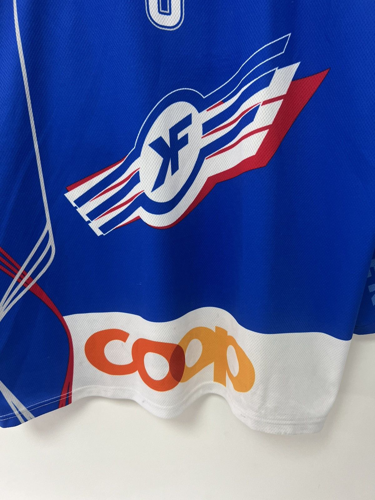 Vintage Vintage Kloten Flyers Player issue Hockey Jersey Mens sz XL Size US XL / EU 56 / 4 - 12 Thumbnail