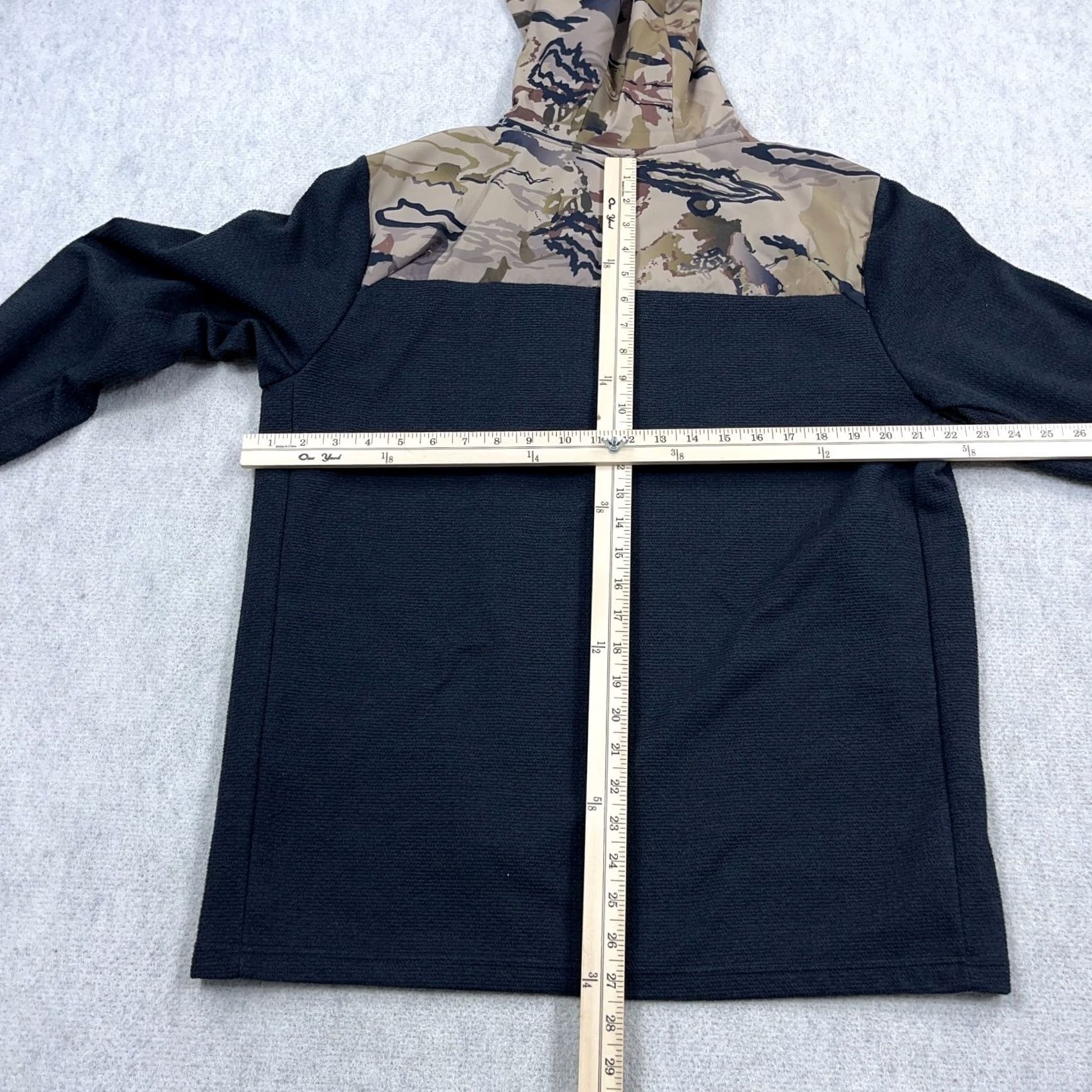 Under Armour Under Armour Hoodie Large Black Camo Sweatshirt Hunting Loose Fit 1/4 Zip Men Size US L / EU 52-54 / 3 - 6 Thumbnail