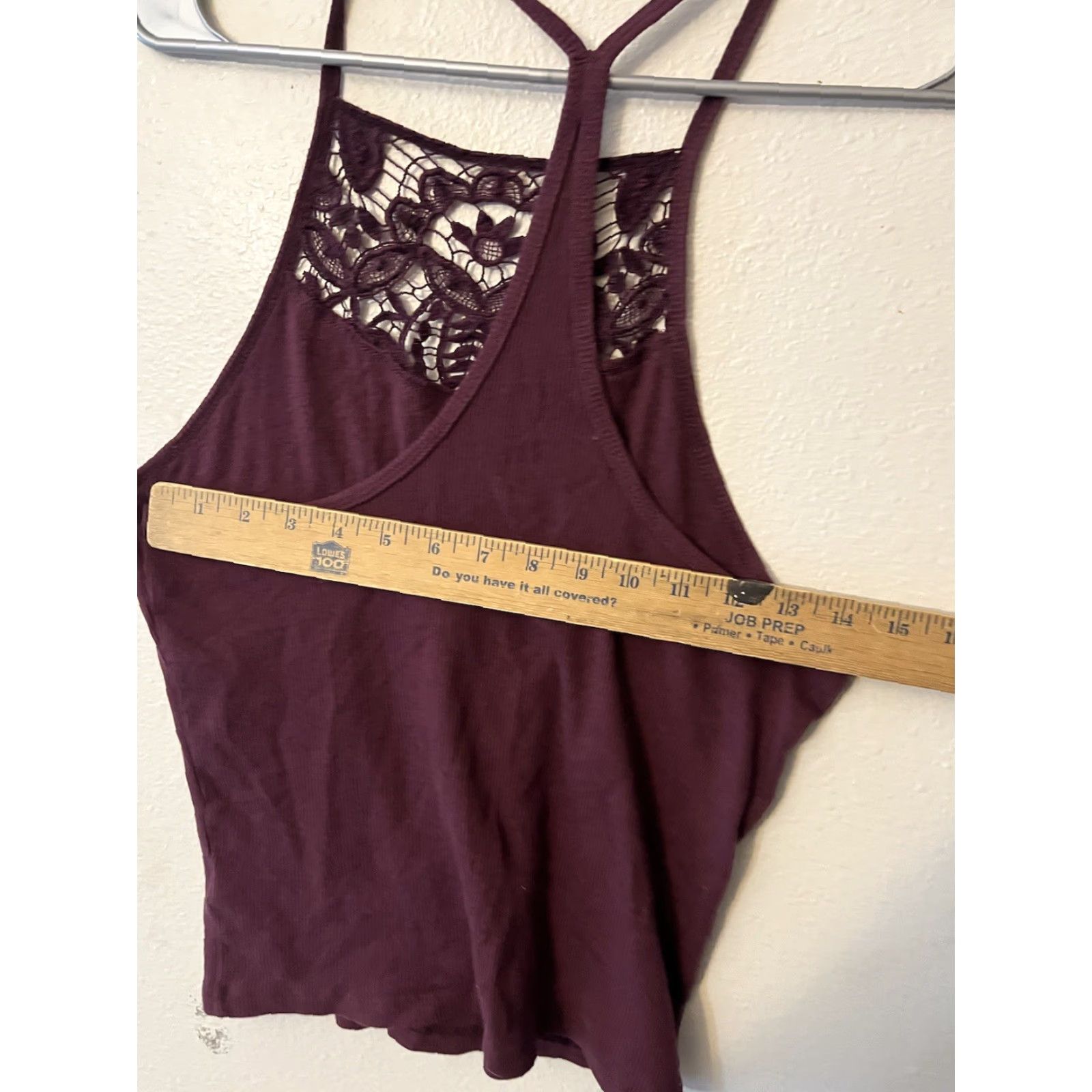 Aeropostale Aeropostale Tank XL Maroon Women Lace Tank Top Clothing Top Teens Shirt Size XL / US 12-14 / IT 48-50 - 5 Thumbnail