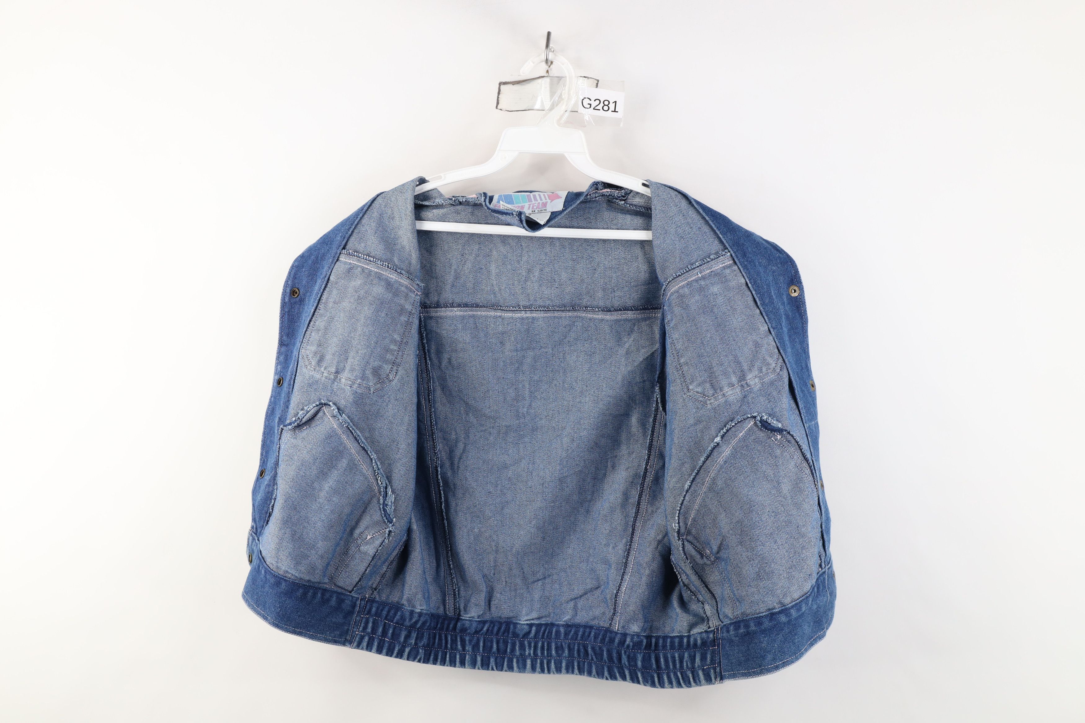 Vintage Vintage 80s 90s Streetwear Sleeveless Denim Vest Jacket Size XL / US 12-14 / IT 48-50 - 10 Thumbnail