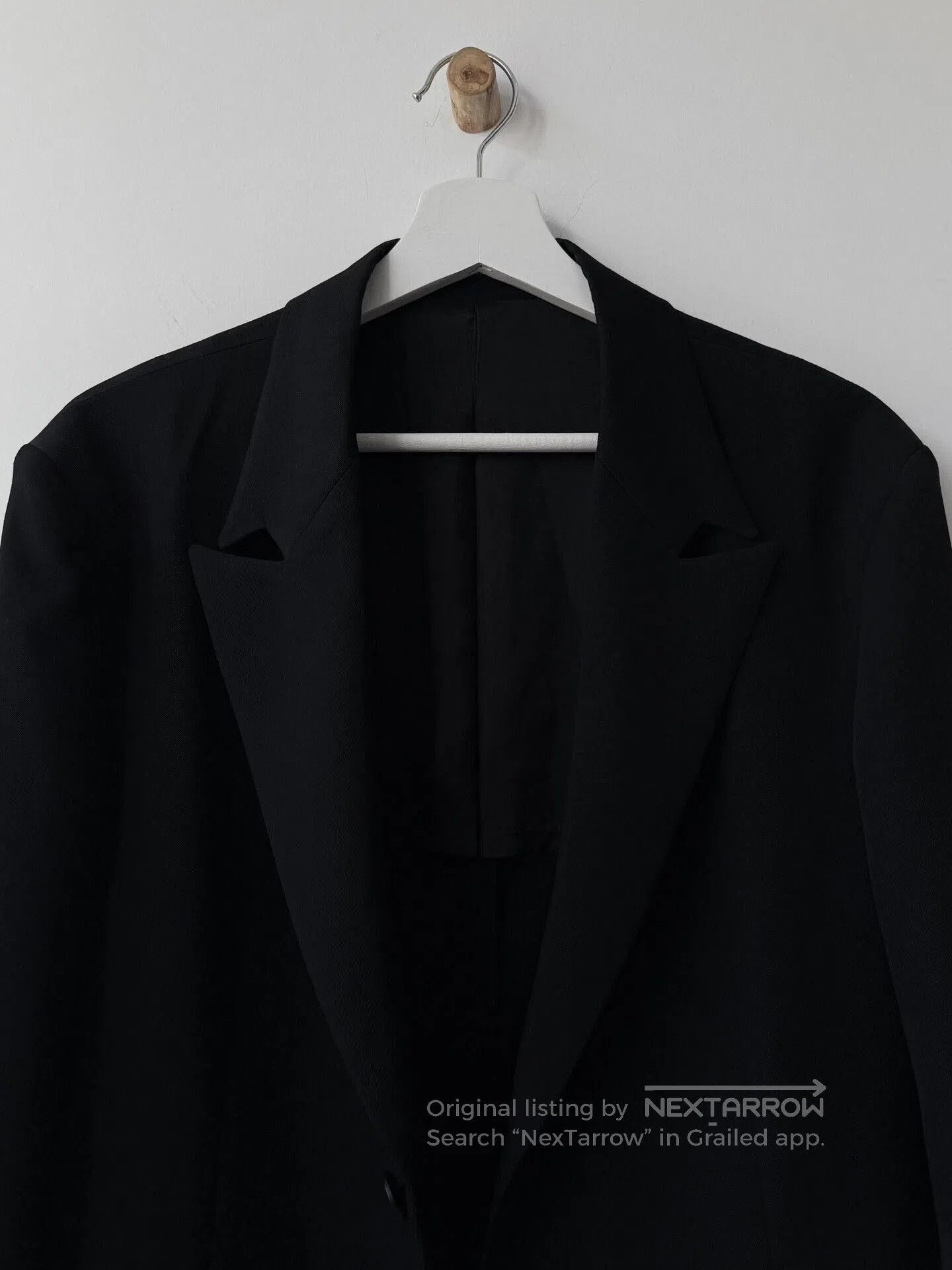 Yohji Yamamoto yohji yamamoto pour homme black wool blazer. Size US M / EU 48-50 / 2 - 2 Thumbnail