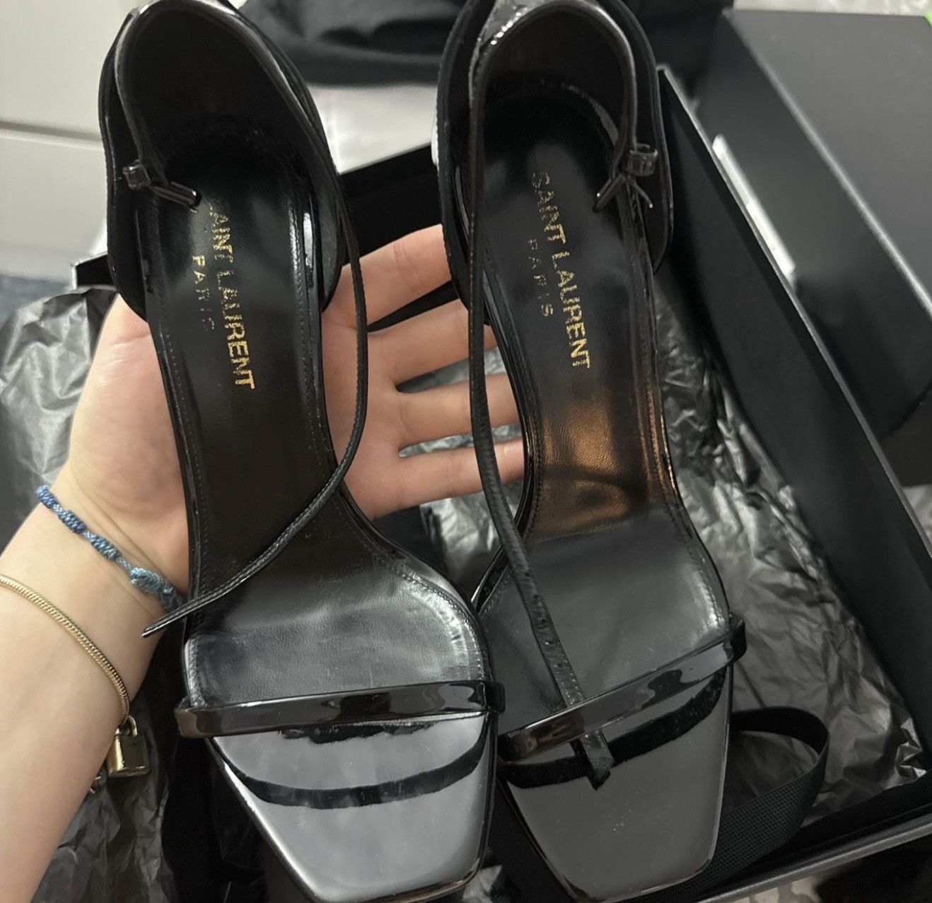 Yves Saint Laurent Ysl heels Size US 7.5 / IT 37.5 - 2 Thumbnail