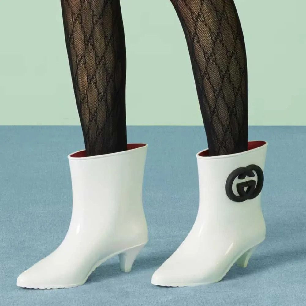 Gucci o1s1wg110125 Ankle Boots in White Size US 6 / IT 36 - 5 Thumbnail