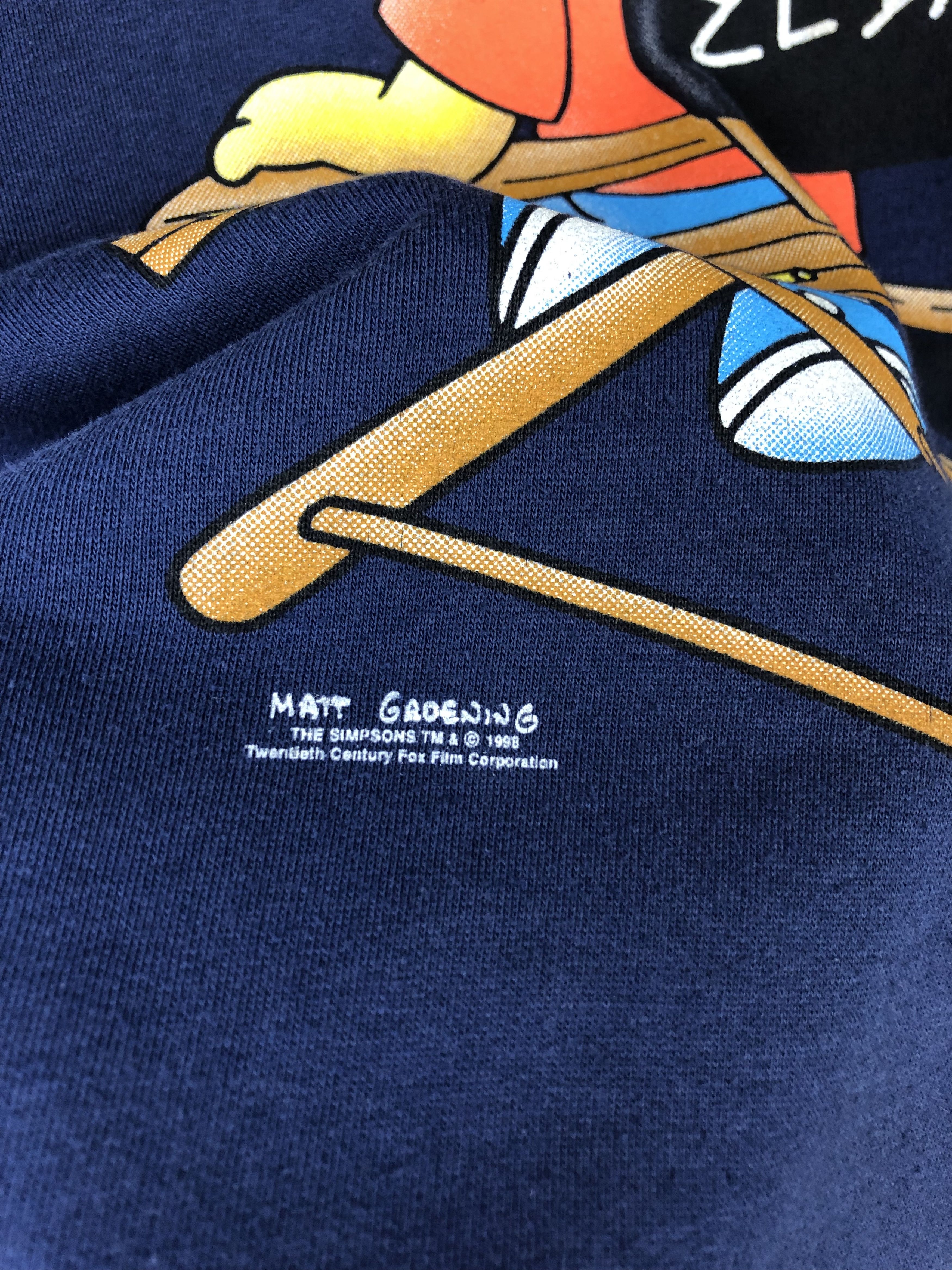 The Simpsons Vintage The Simpsons El Barto Bart Sweatshirt Blue Mens Size US M / EU 48-50 / 2 - 4 Thumbnail
