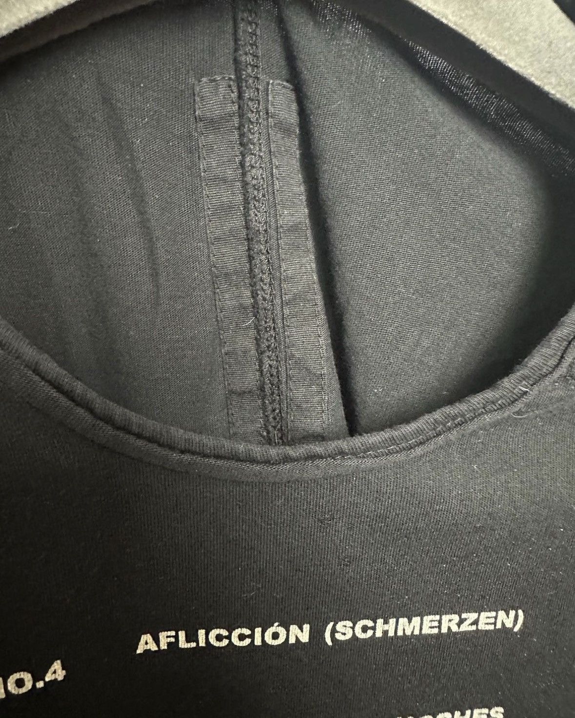 Rick Owens DRKSHDW Affliction Poem Level Tee Size US S / EU 44-46 / 1 - 4 Thumbnail