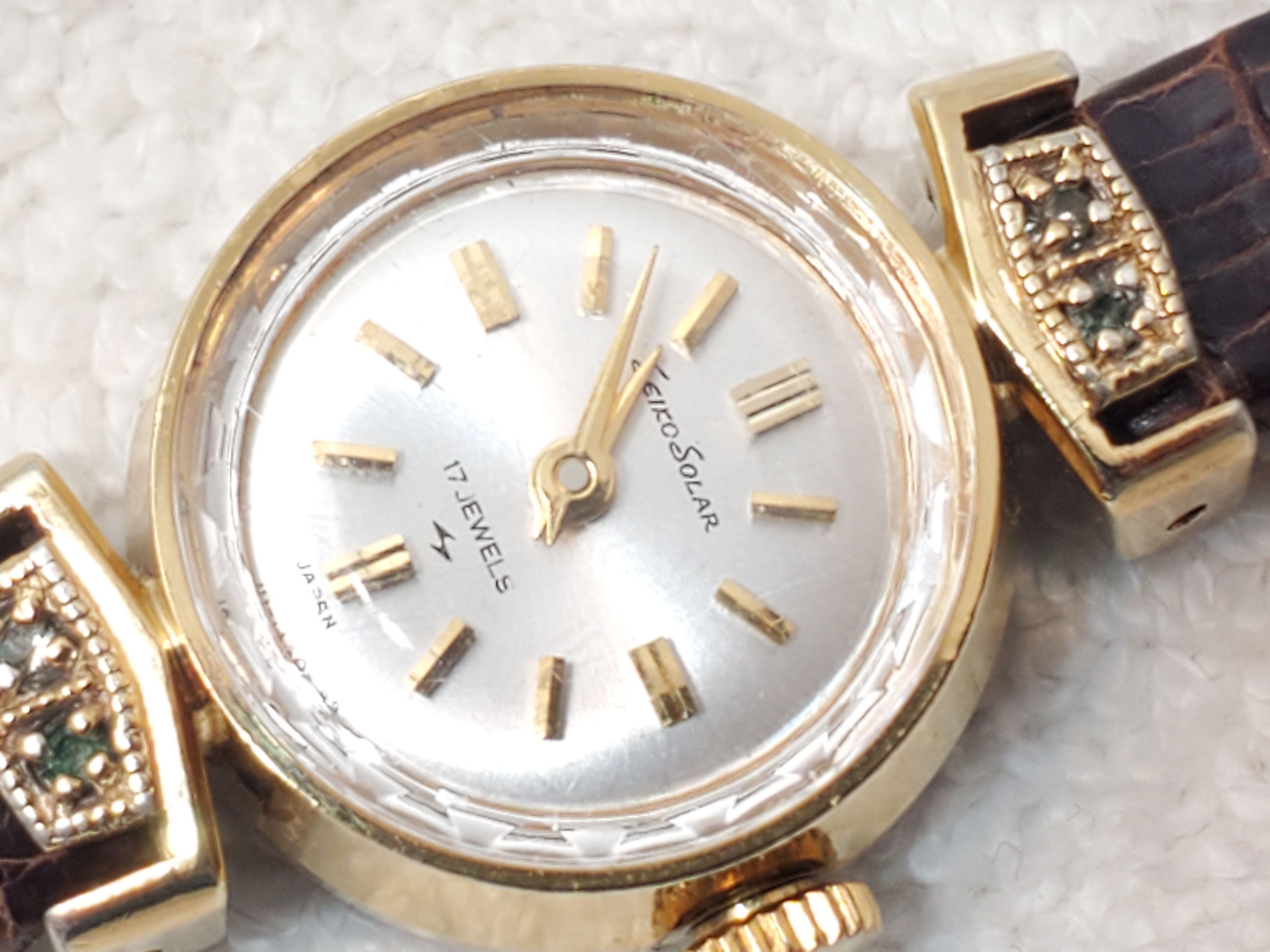 Seiko Vintage Seiko Solar 17 Jewels Wind Up Watch Silver Dial Size ONE SIZE - 3 Thumbnail
