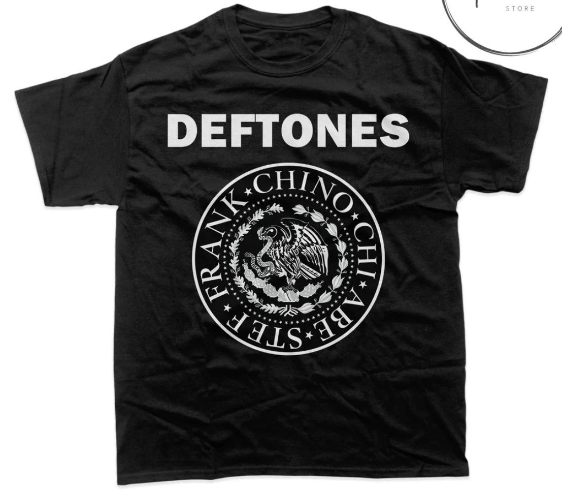 Band Tees Deftones Band T-shirt for Men Women Fans Deftones Band Tee Size US XL / EU 56 / 4 - 2 Thumbnail