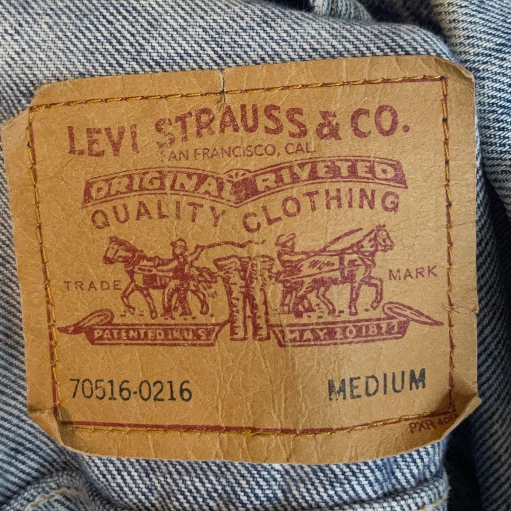 Levi's Levi Strauss & Co. 70's Button Front Denim Jacket Medium/Sta Size US M / EU 48-50 / 2 - 4 Thumbnail
