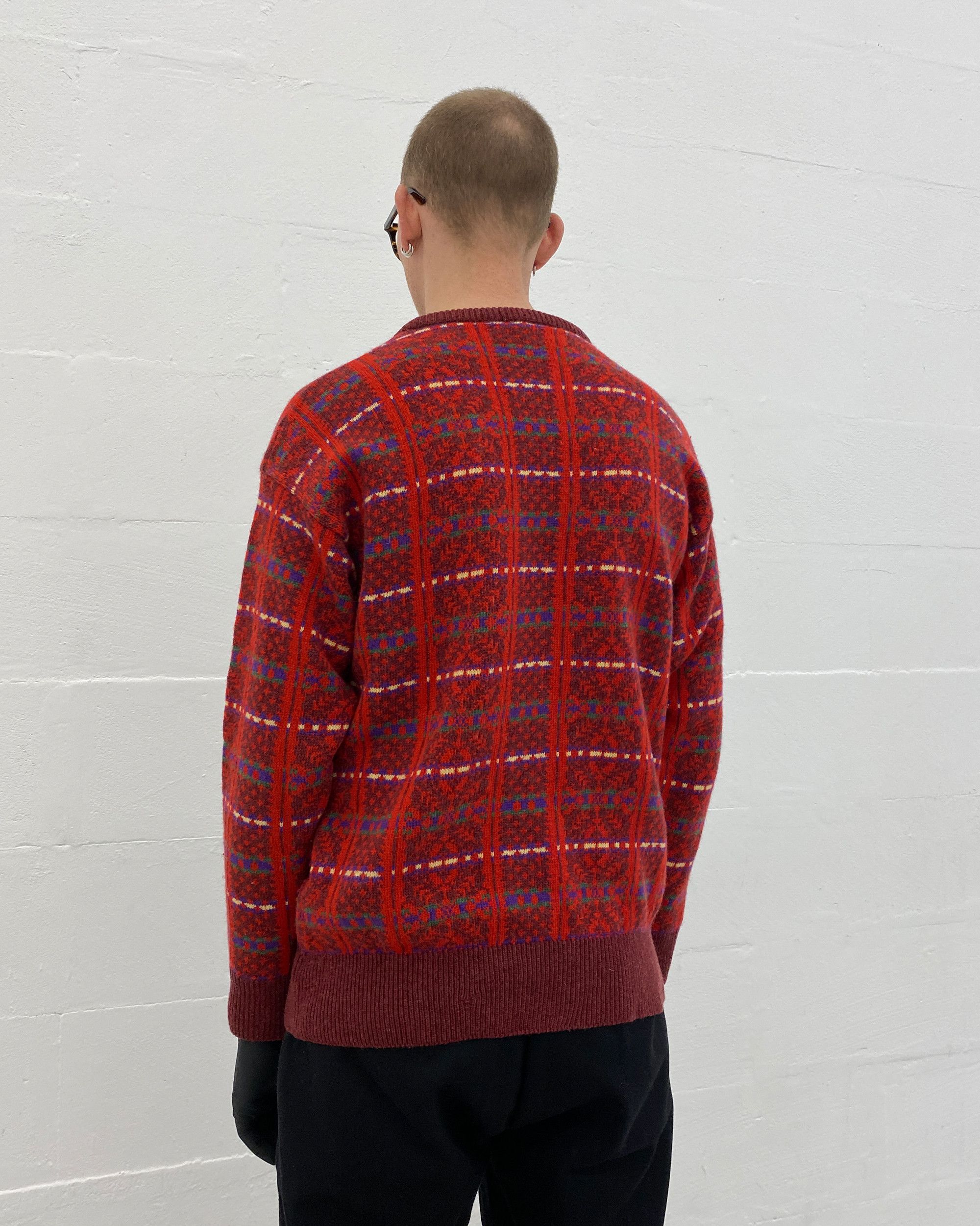 Kenzo 1980s Wool Knit Sweater Size US L / EU 52-54 / 3 - 5 Thumbnail