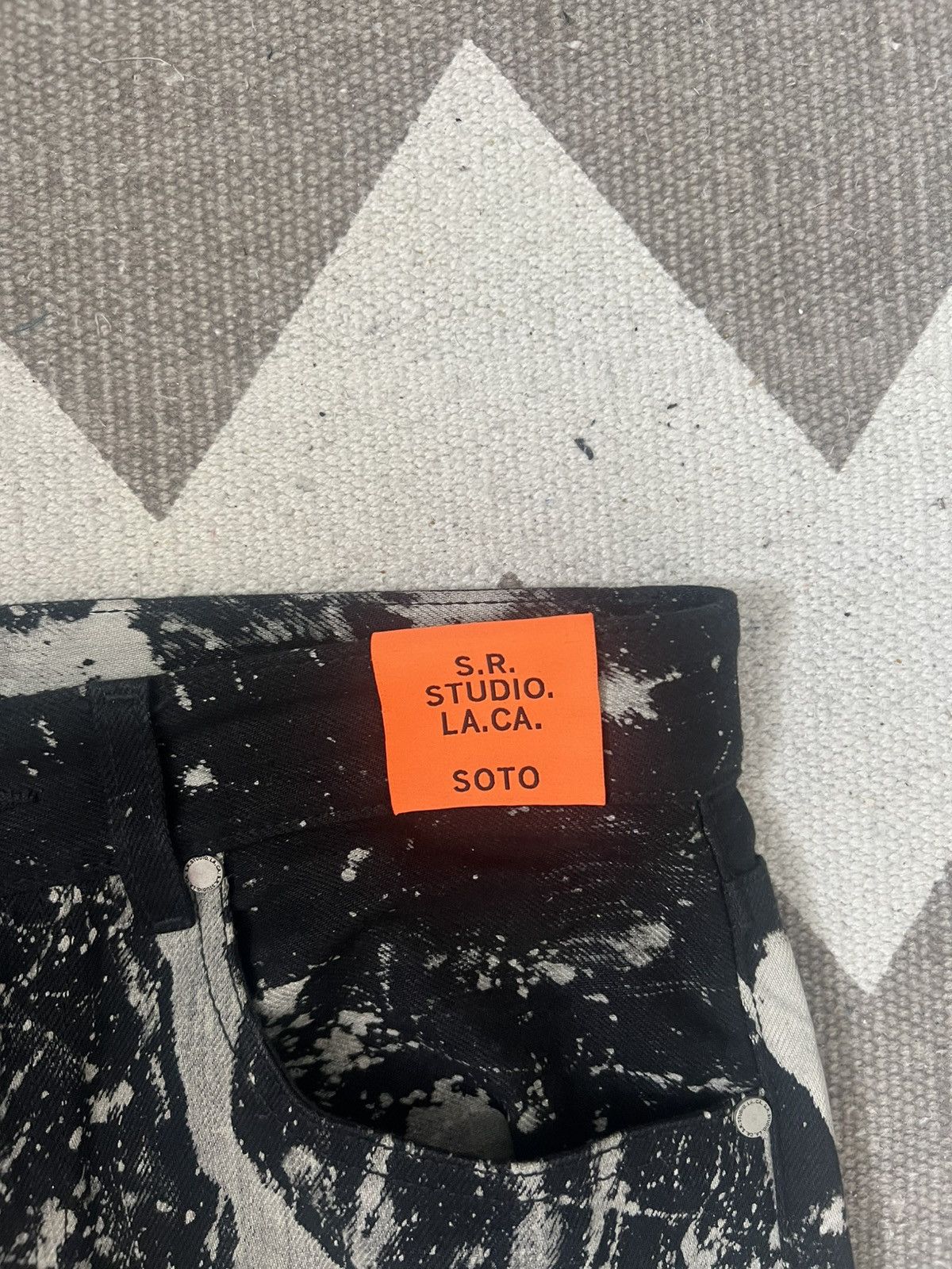 Sterling Ruby Sr Studio bleach soto jeans Size US 30 / EU 46 - 3 Thumbnail