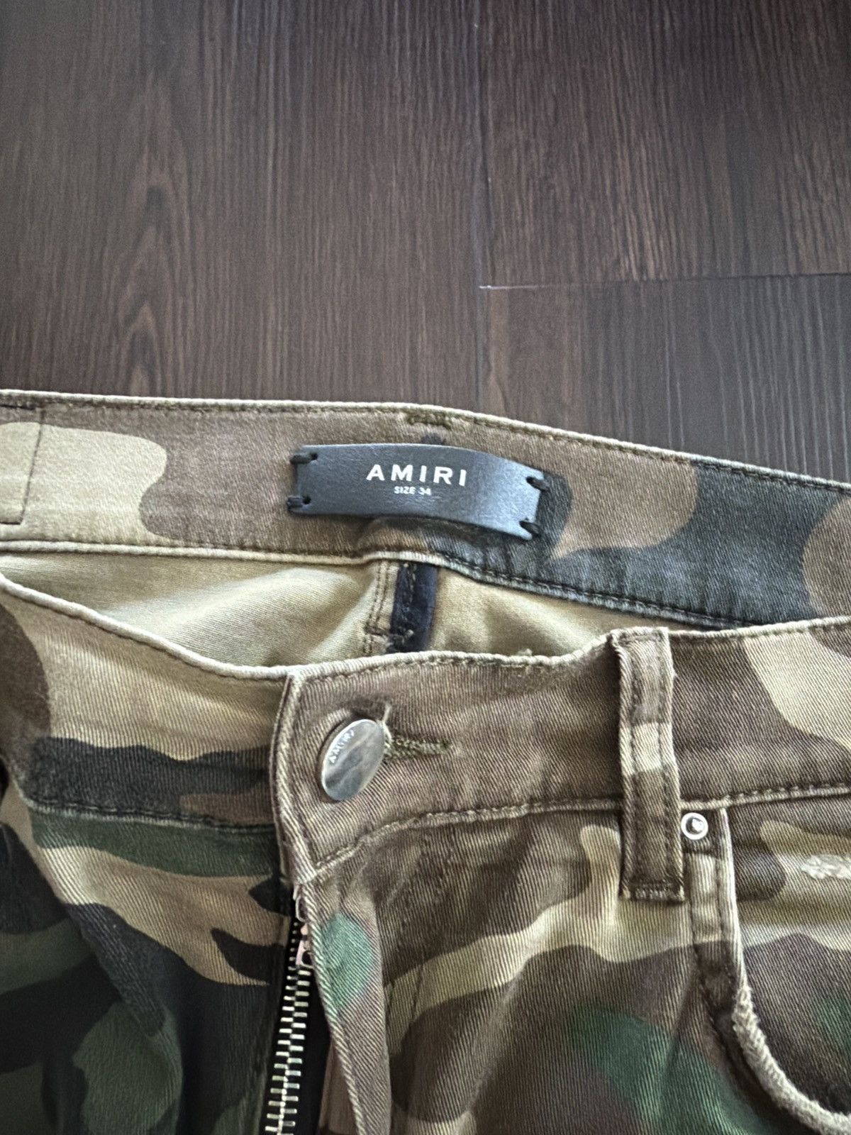 Amiri Amiri Camo Patchwork Jeans Size US 34 / EU 50 - 3 Thumbnail
