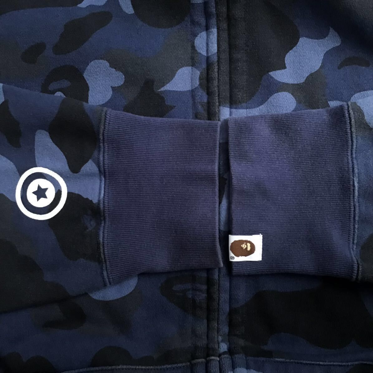 Bape BAPE Double shark full zip hoodie Blue camo a bathing ape Size US XL / EU 56 / 4 - 6 Thumbnail