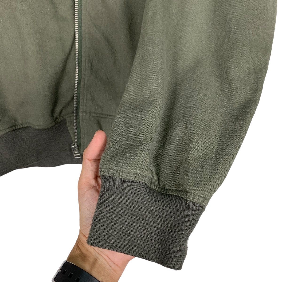 Denime DENIME GEAR Green Bomber Jacket #0933-C41 Size US L / EU 52-54 / 3 - 13 Thumbnail