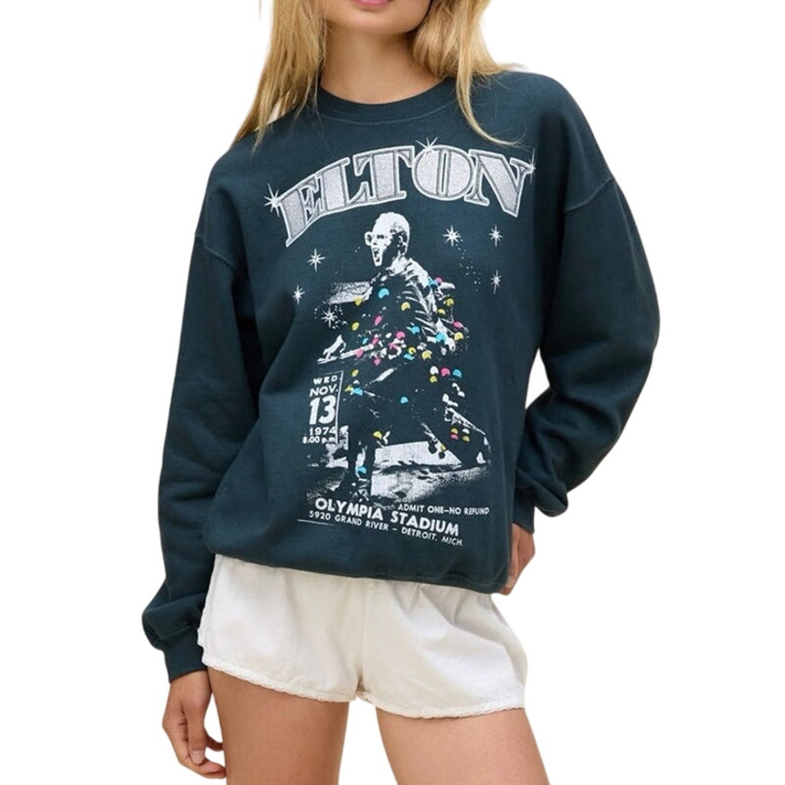 Daydreamer DAYDREAMER Elton John Olympia Stadium BF Sweatshirt Size S / US 4 / IT 40 - 2 Thumbnail