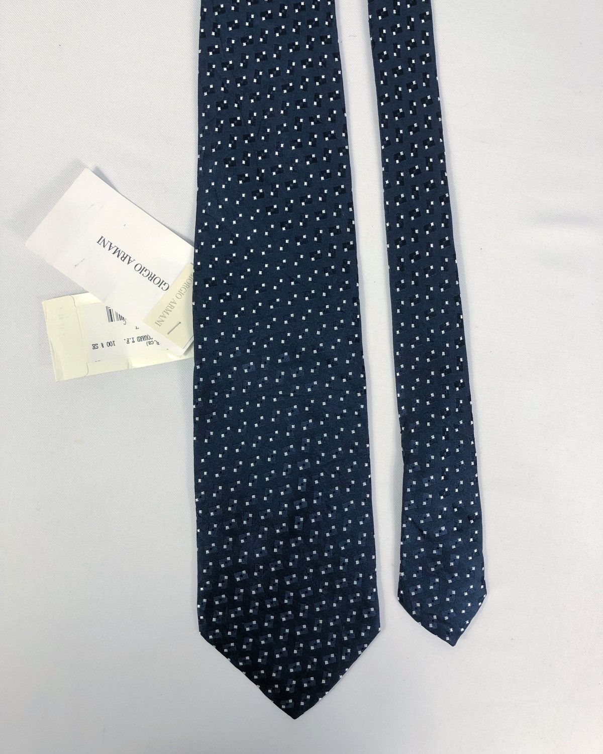 Giorgio Armani NOS Giorgio Armani Cravatte Jacquard Silk Tie Made in Italy Size ONE SIZE - 3 Thumbnail
