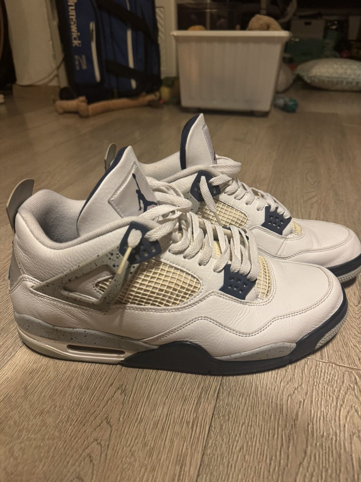 Jordan Brand Midnight navy jordan 4 Size US 14 / EU 47 - 1 Thumbnail