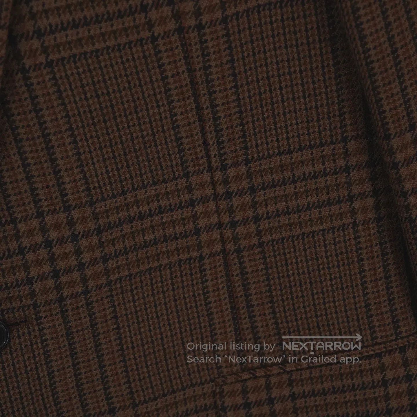 Celine CELINE size42 Classic checkered wool jacket Size L / US 10 / IT 46 - 4 Thumbnail