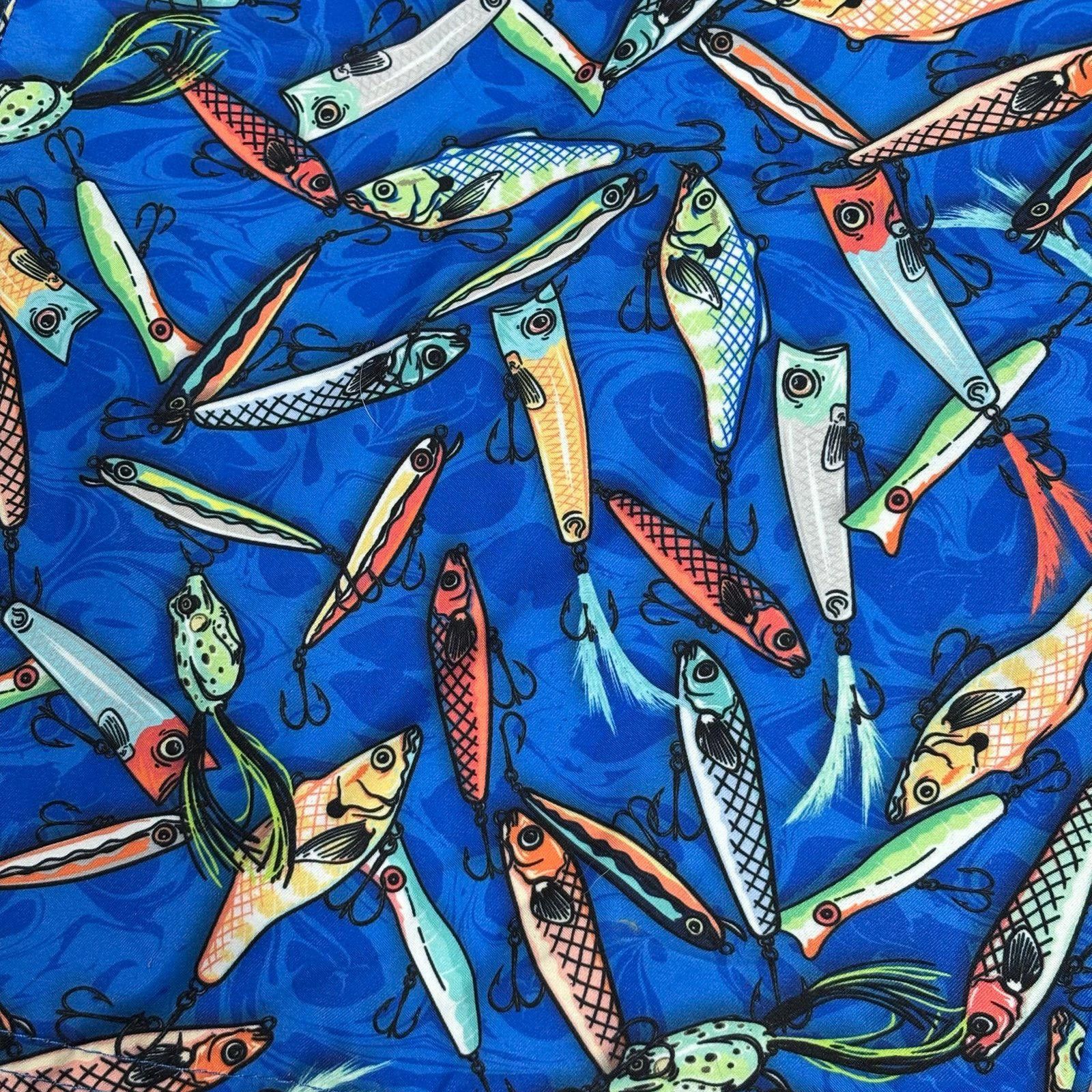 Other Ocean and Coast Fishing Lure Print Swim Shorts XL NWT Size US 26 / EU 42 - 2 Thumbnail