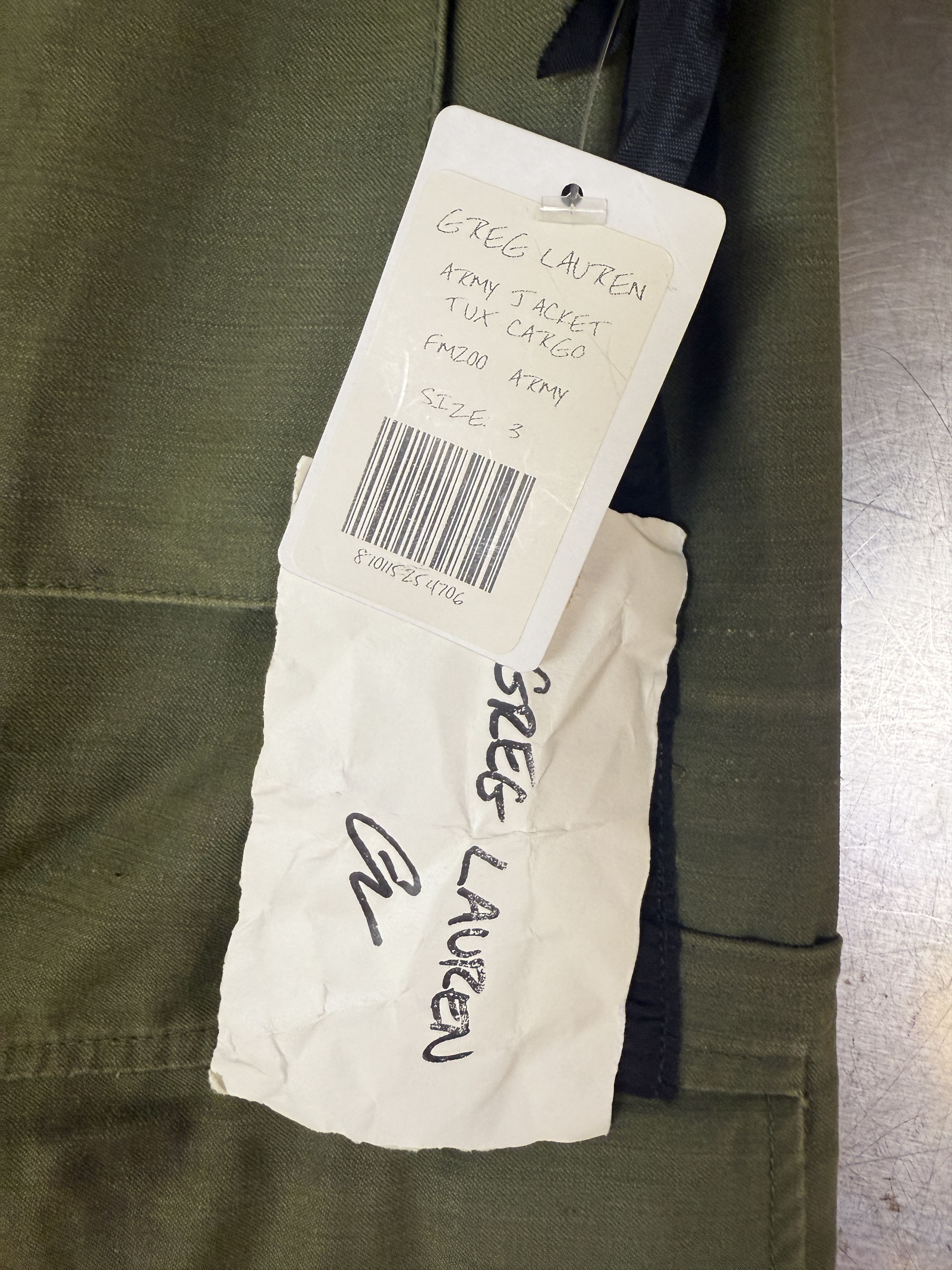 Greg Lauren $1200 Greg Lauren Army Jacket Tux Cargo Pants Size US 34 / EU 50 - 9 Thumbnail