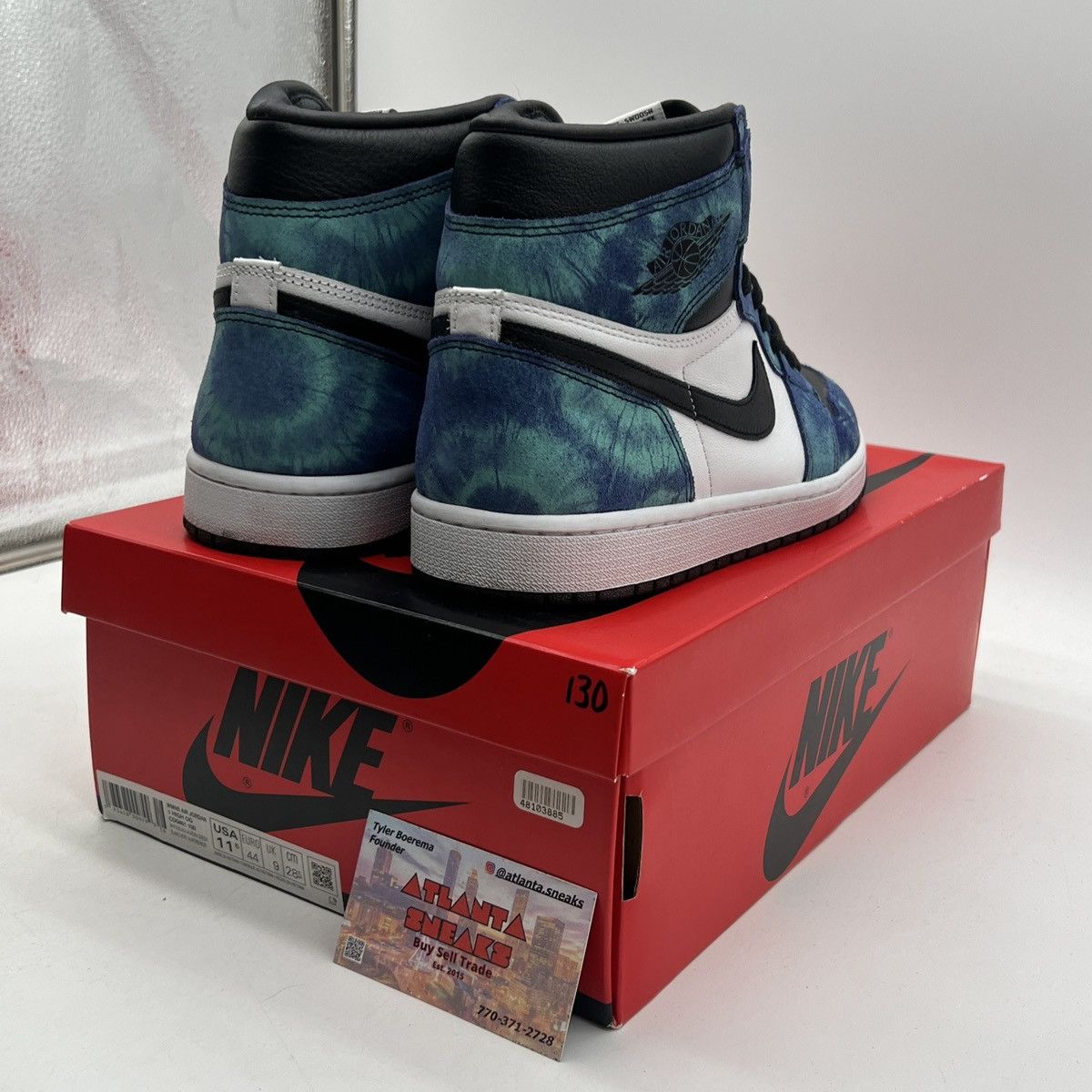 Nike Wmns air Jordan 1 high tie dye Size US 11.5 / EU 44-45 - 5 Thumbnail