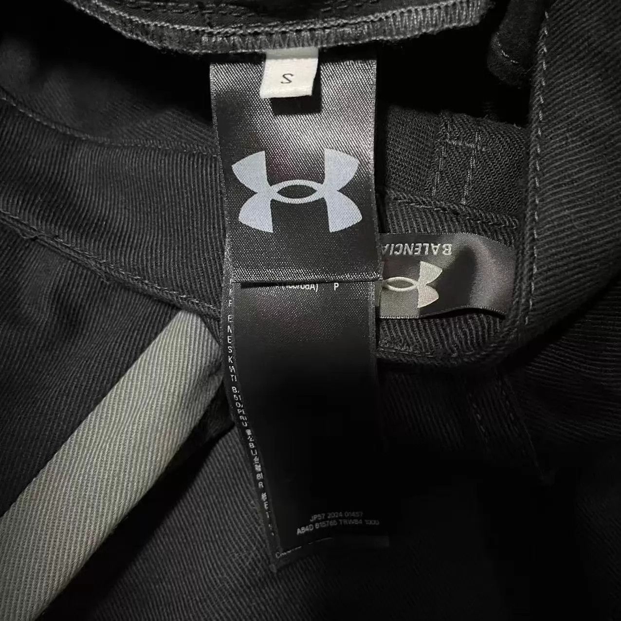Balenciaga Balenciaga x Under Armour Black Baggy Jeans S (New) Size 26" / US 2 / IT 38 - 4 Thumbnail