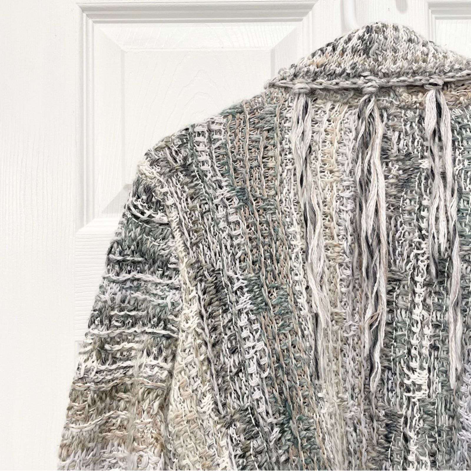 Free People Free People Birkenstock Fringe Cardigan Size M / US 6-8 / IT 42-44 - 7 Thumbnail