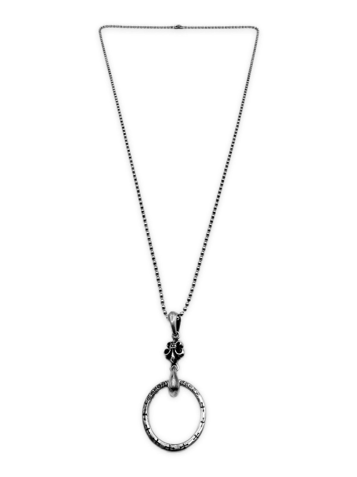 Chrome Hearts Chrome Hearts Fleur Ring Eyewear .925 Silver 30 in Necklace Size ONE SIZE - 1 Thumbnail