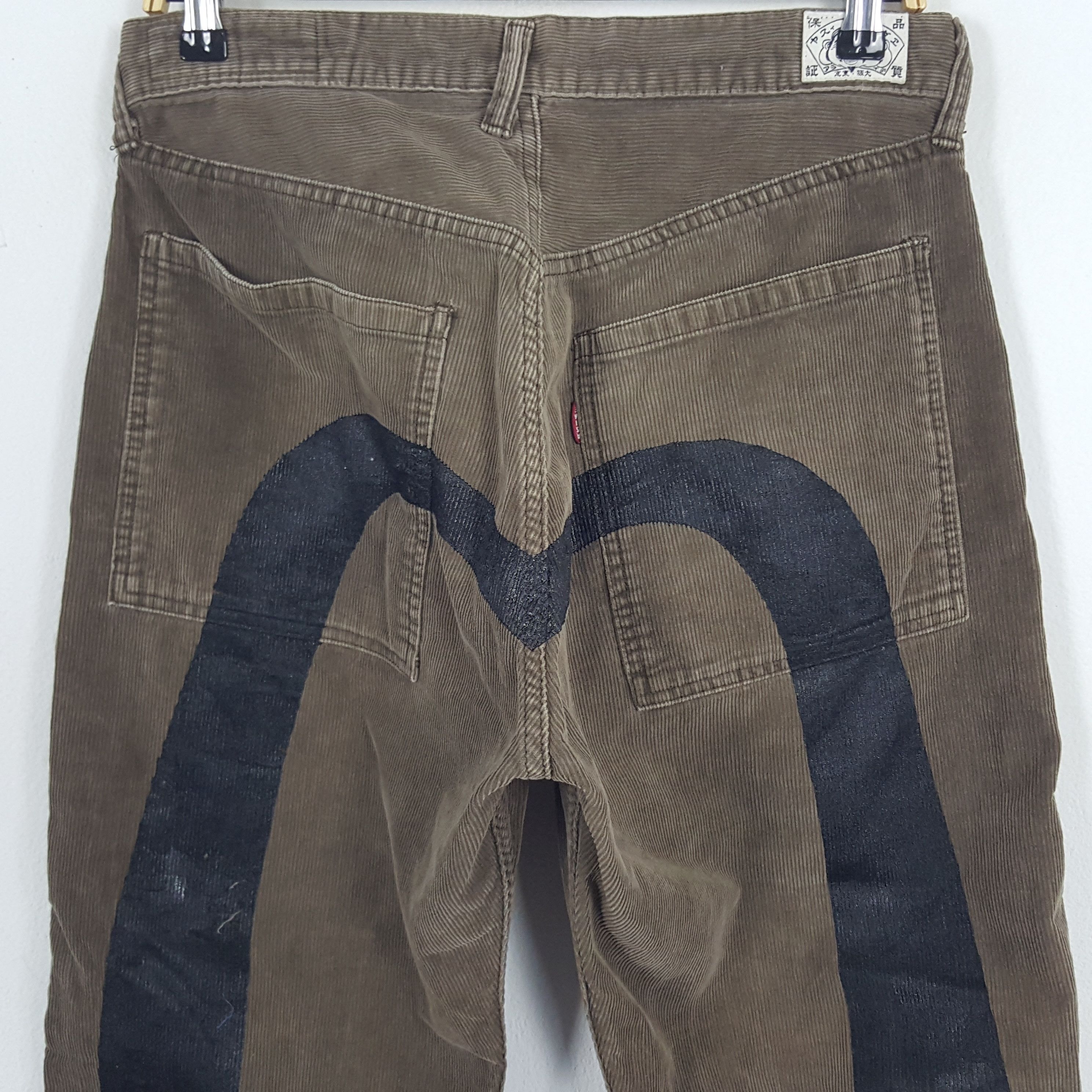 Japanese Brand × Vintage Vintage Evisu Yamane Japanese Daicock Custom Art Pants Size US 30 / EU 46 - 2 Thumbnail