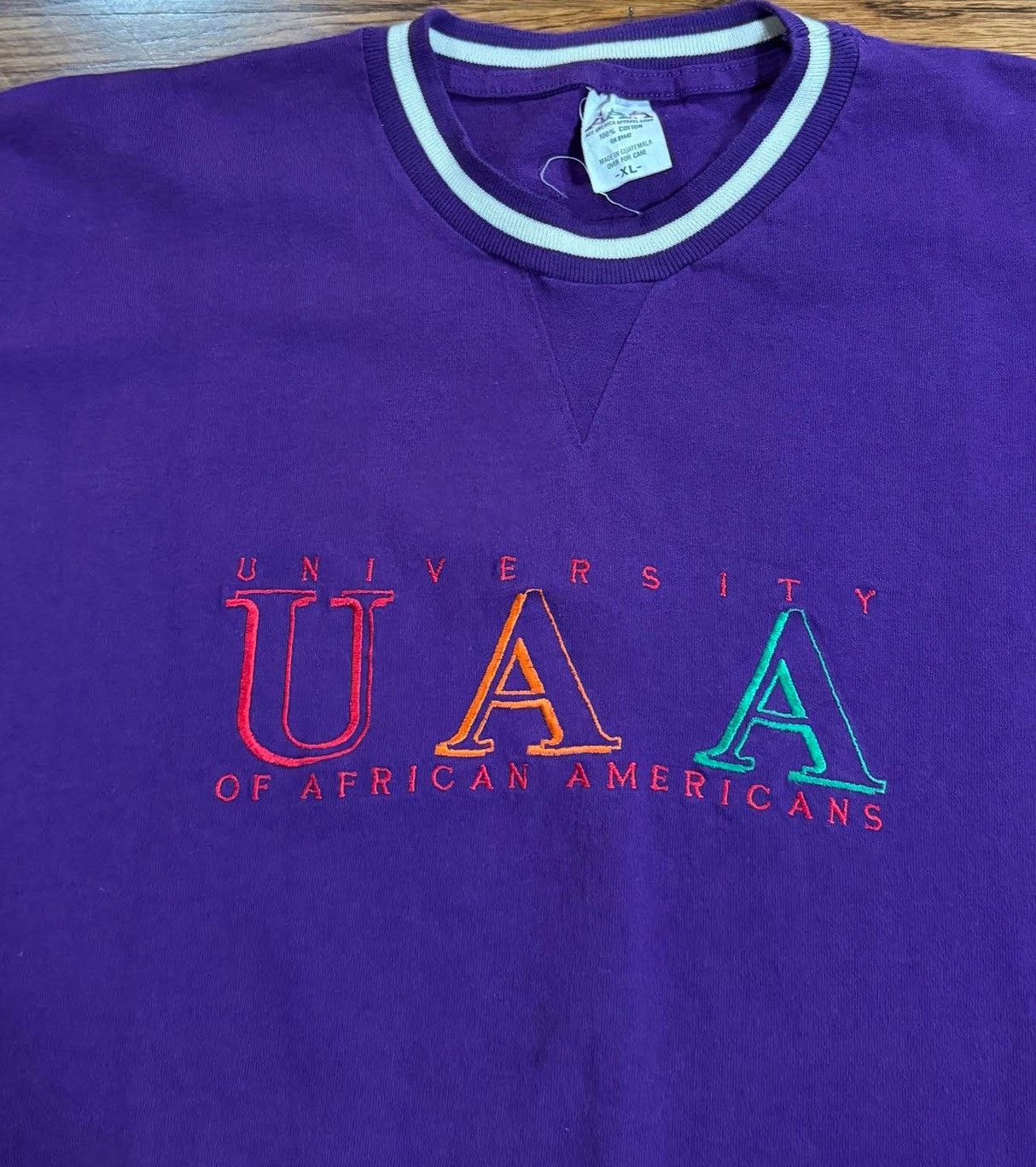 Vintage Vintage University Of African Americans HBCU T Shirt XXL Size US XXL / EU 58 / 5 - 2 Thumbnail