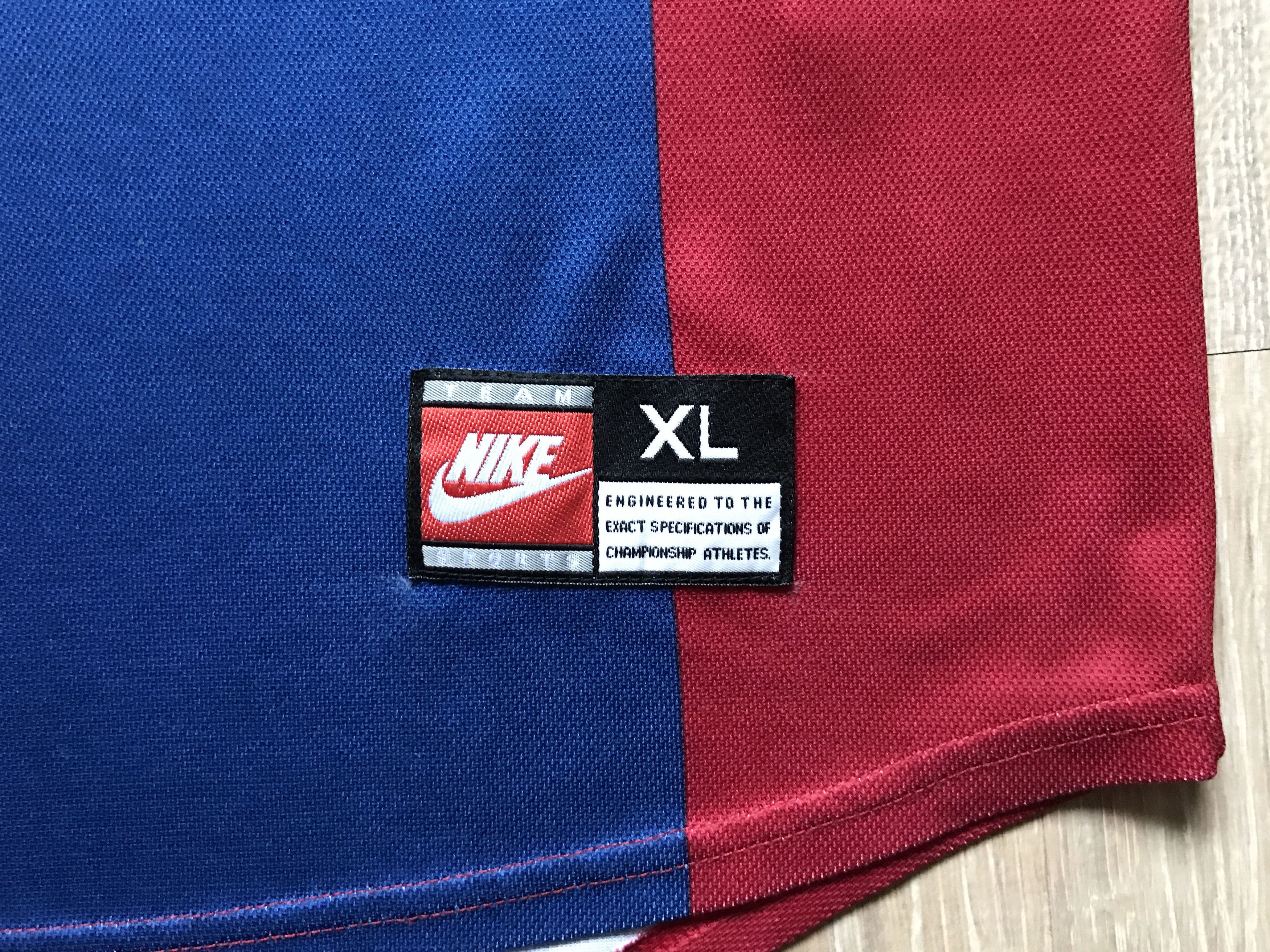 Nike Vintage Nike Barcelona Home Shirt 1998-1999 Size US XL / EU 56 / 4 - 4 Thumbnail