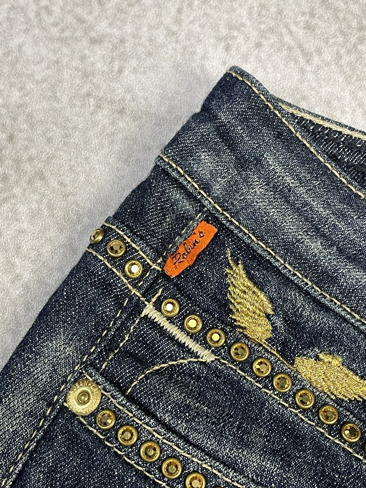 Robins Jeans Y2k Robin's Jean Low Rise Flare Boot Cut Denim Size 28" / US 6 / IT 42 - 11 Thumbnail