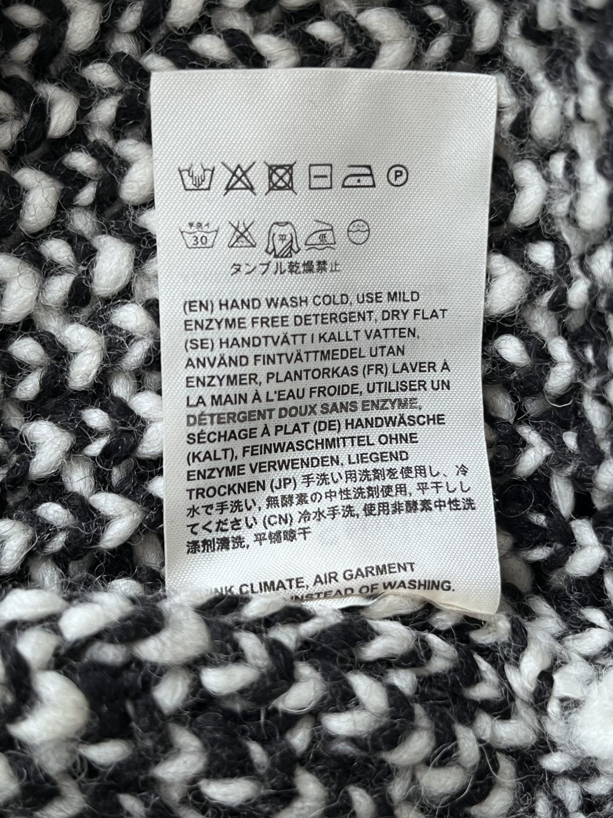Acne Studios Black and White Sweater Size US S / EU 44-46 / 1 - 5 Thumbnail