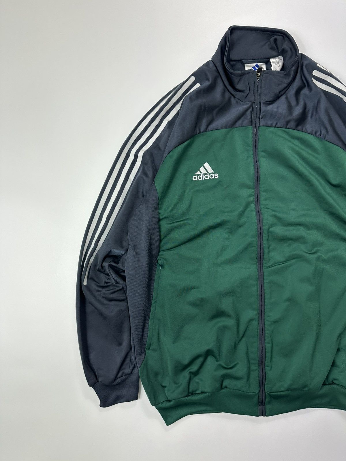 Adidas Vintage Adidas FC St.Gallen Soccer Jacket Big Logo Print Size US L / EU 52-54 / 3 - 3 Thumbnail