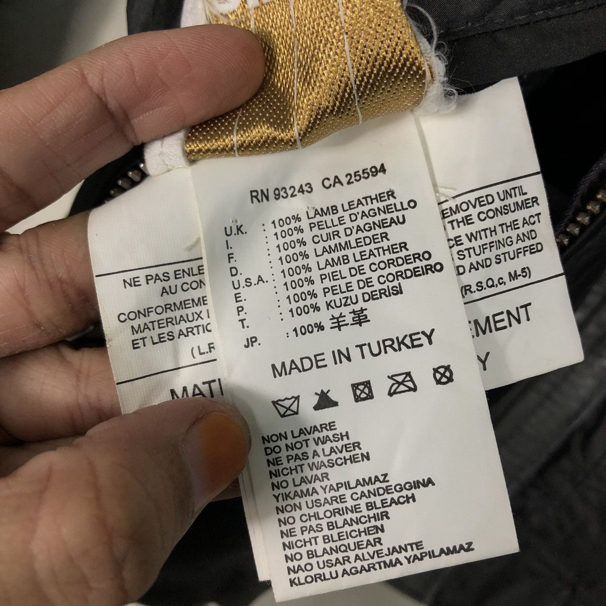Diesel 📌Rich Black Biker Leather Jacket Diesel Bondage Design Size US XS / EU 42 / 0 - 21 Thumbnail