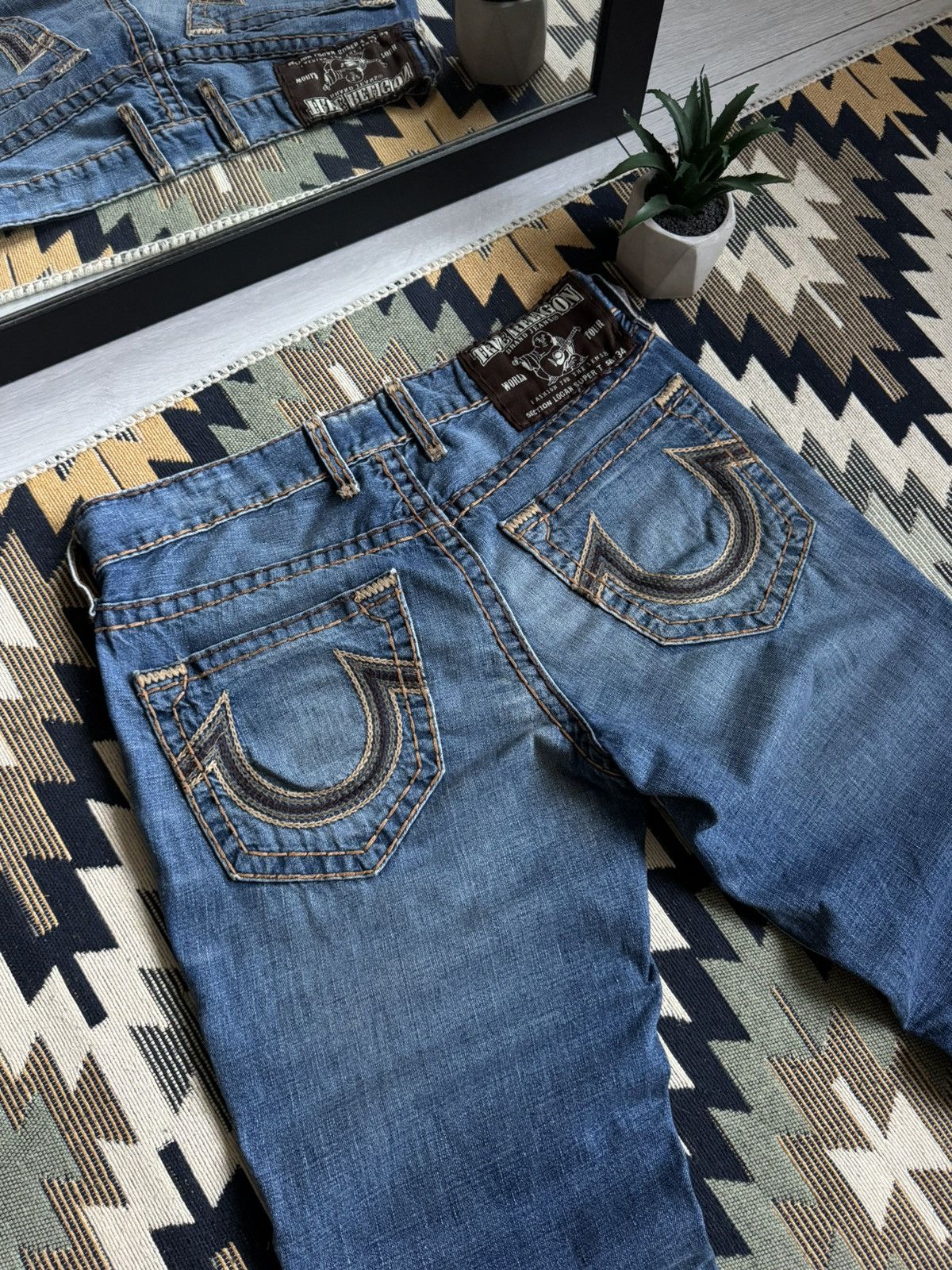 True Religion Vintage True Religion USA Hype Baggy Denim Jeans Size US 32 / EU 48 - 5 Thumbnail