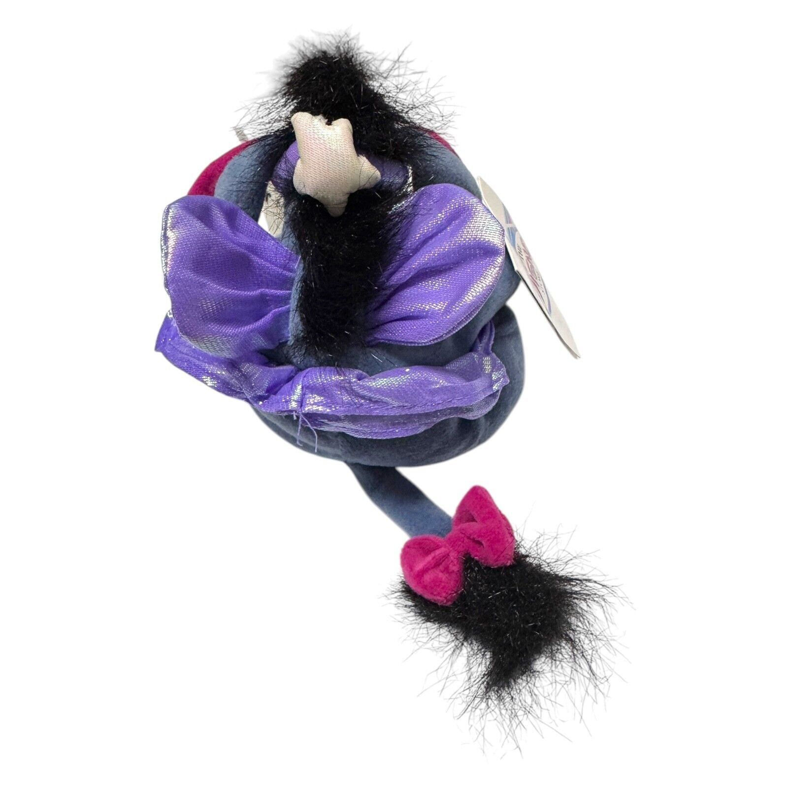 Disney NWT 90s Disney Store SUGAR EEYORE Vintage DISNEY Mini Beanie Size ONE SIZE - 2 Thumbnail