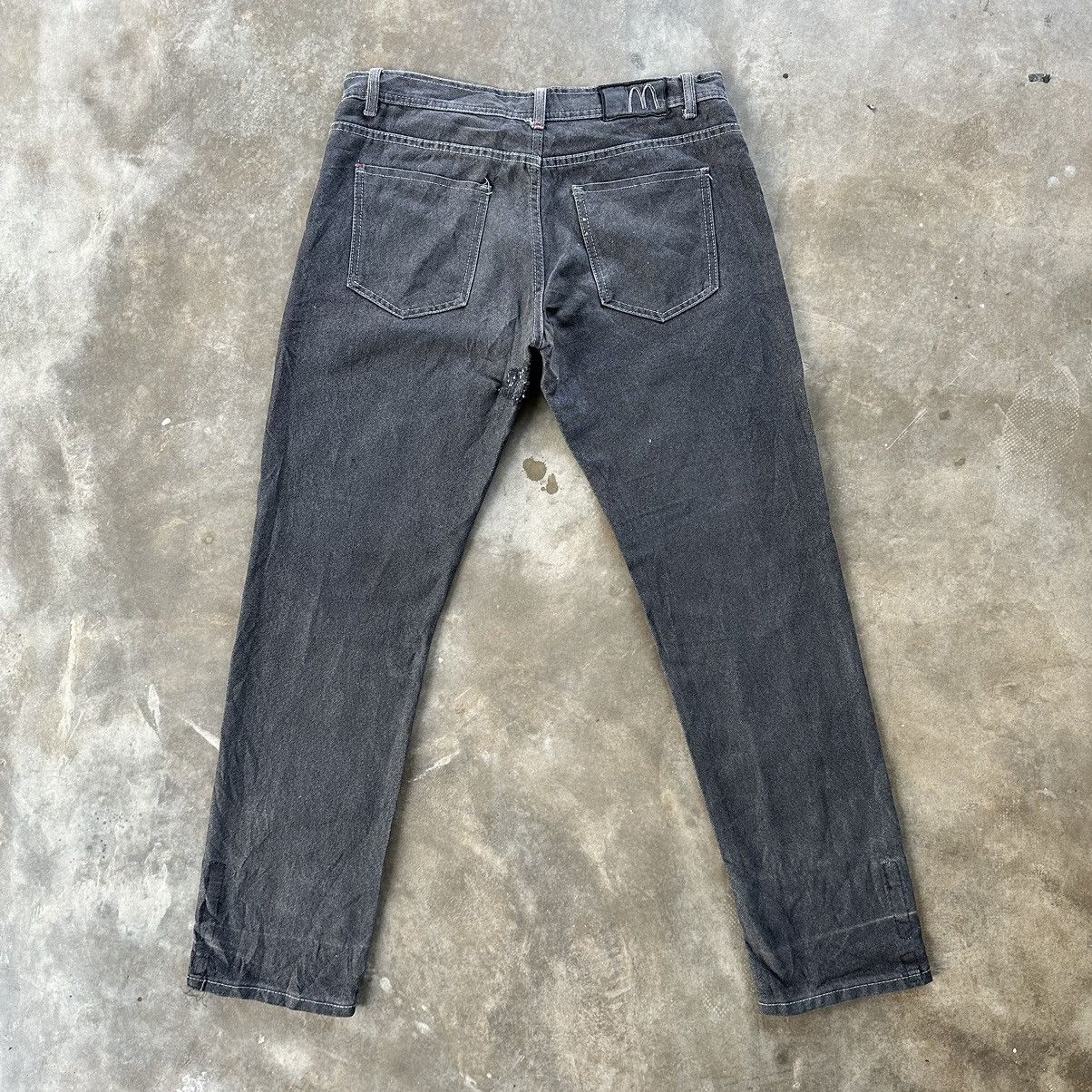 Japanese Brand Vintage McDonald’s Black Casual Trousers Pants Size US 34 / EU 50 - 7 Thumbnail