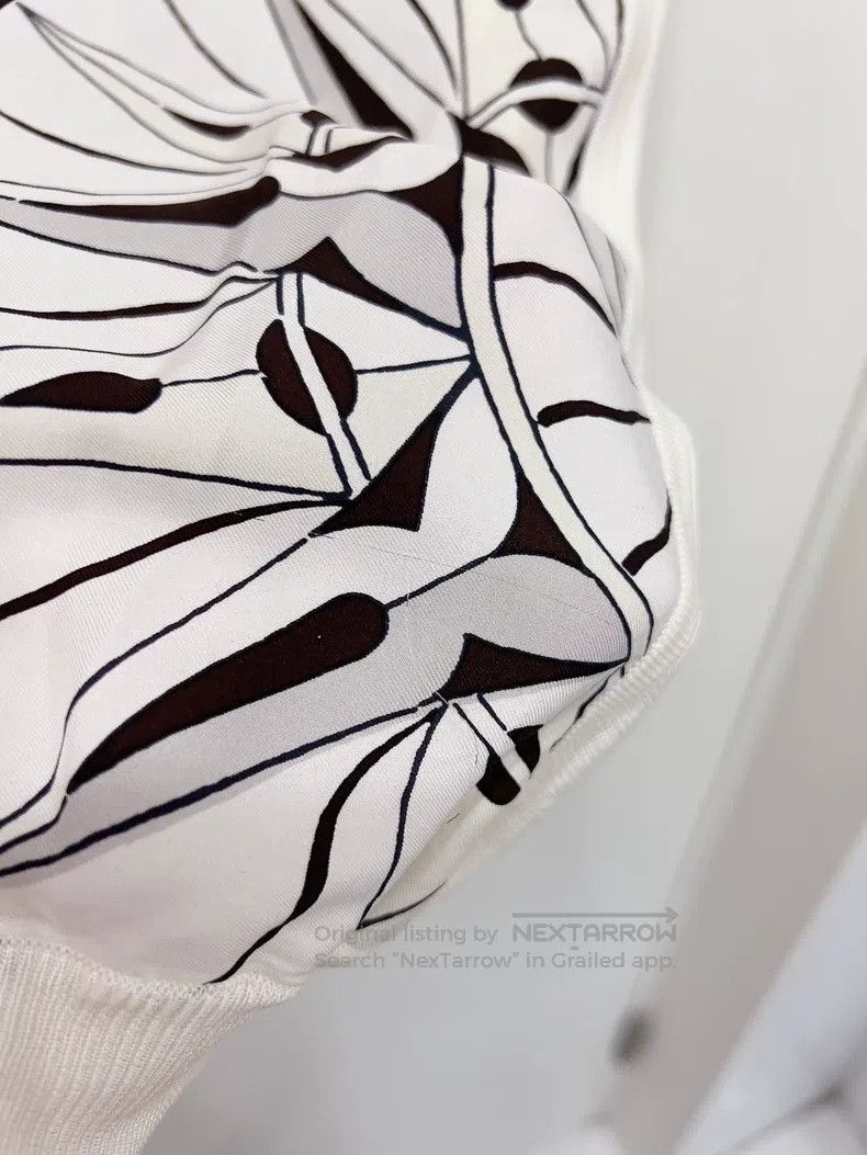 Hermes Hermes White and Grey Constellation Star Chart Silk Printe Size XS / US 0-2 / IT 36-38 - 6 Thumbnail