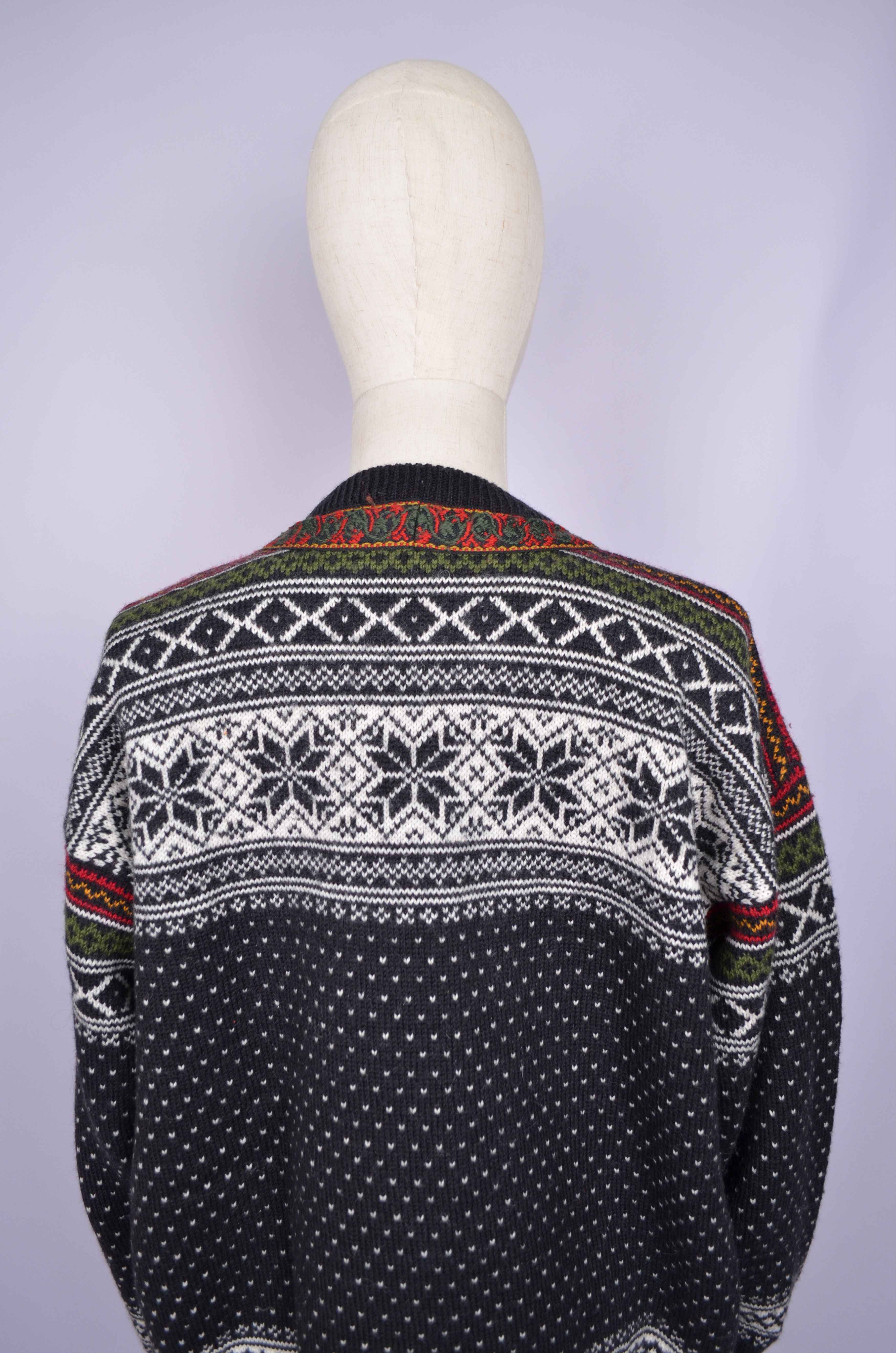 Designer × Norwool Norwool Pure New Wool Sweater Fair Isle Crew Neck Size XL Size US XL / EU 56 / 4 - 8 Thumbnail