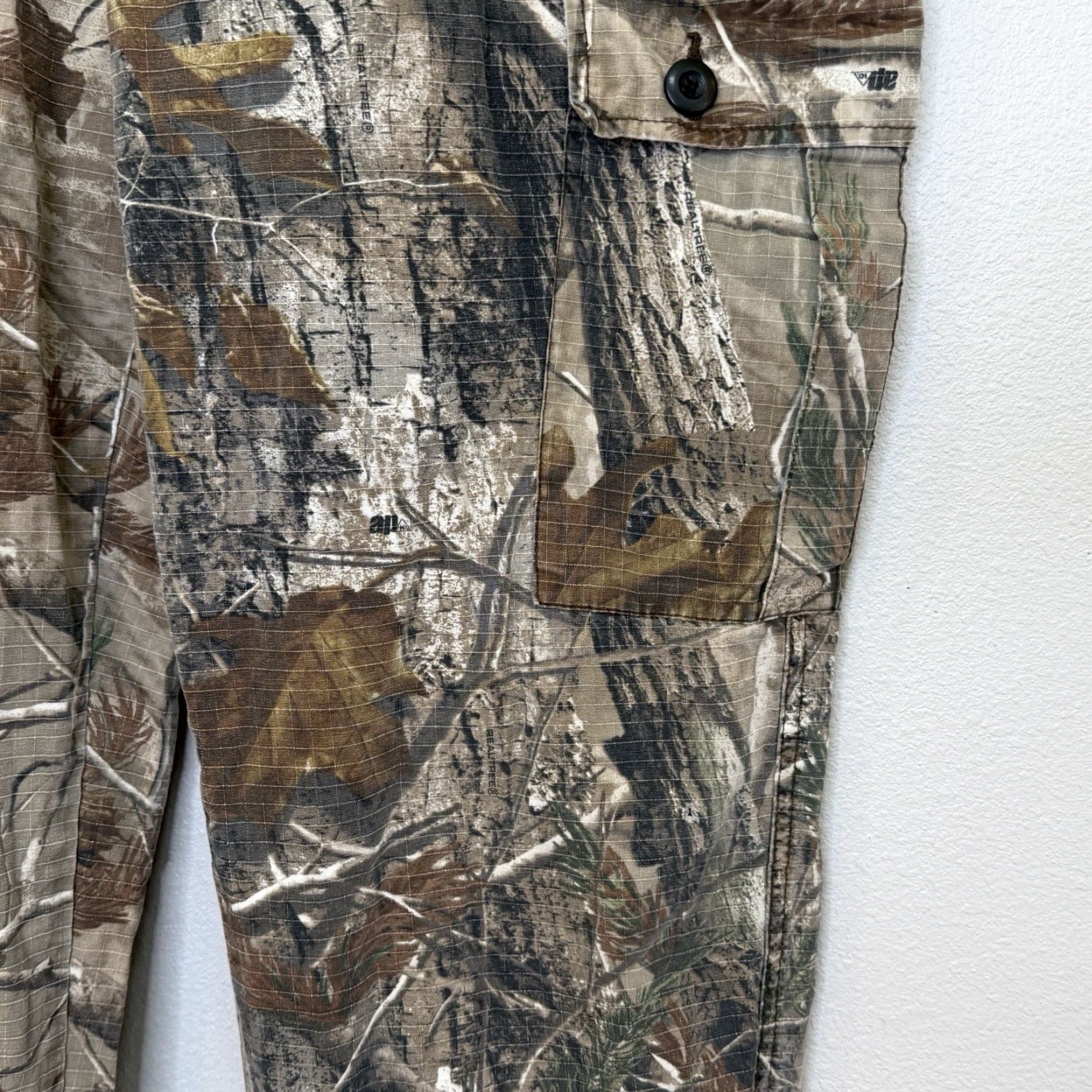 Vintage VINTAGE Red Head Realtree AP HD Hunting Cargo Pants Mens Large Ripstop 100% Cotton Cargo Pants Regular Mens Size US 33 - 3 Thumbnail