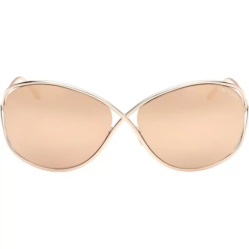 Tom Ford o1sndg1125 FT1067 Size: OS / Nicoletta Sunglasses in Gold Size ONE SIZE - 2 Thumbnail