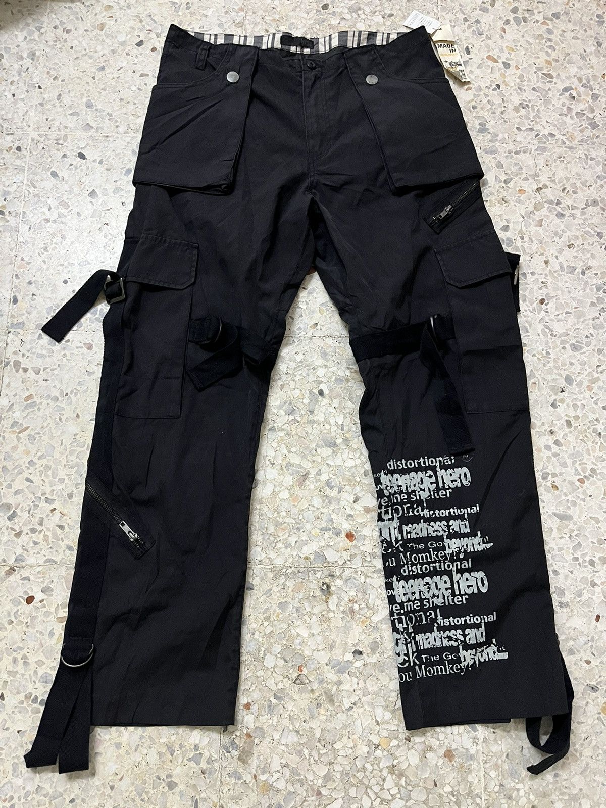 00s japanese label cargo pants shorts