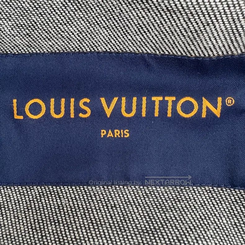 Louis Vuitton Louis Vuitton SS24 Gypsophila logo Denim Jacket Size US S / EU 44-46 / 1 - 6 Thumbnail