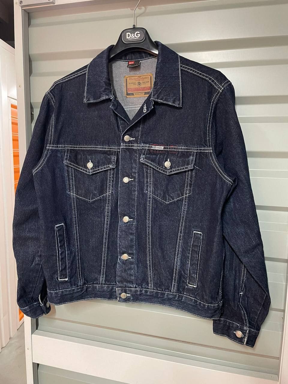 Diesel 80's-90's Vintage Diesel Denim Jacket Size US L / EU 52-54 / 3 - 2 Thumbnail