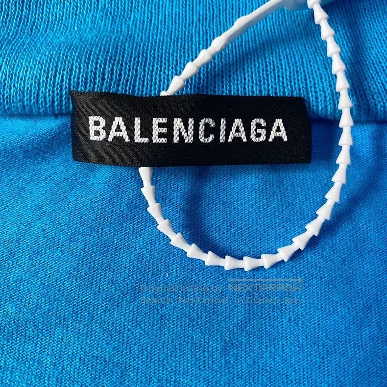 Balenciaga Balenciaga Rainbow Sweatshirt Half-Zip Sky Blue Hoodie Size US XXS / EU 40 - 6 Thumbnail