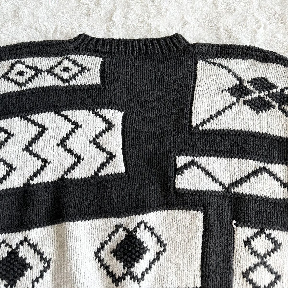 Other Vintage Claiborne Pullover Sweater Mens Large Gray Geometric Size US L / EU 52-54 / 3 - 5 Thumbnail