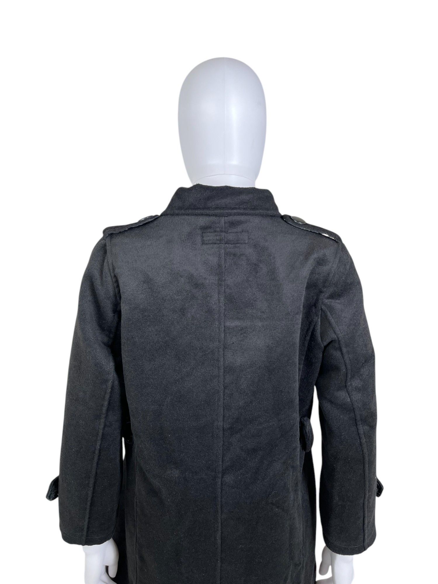 Ann Demeulemeester Double Breasted Wool Black Coat Size L / US 10 / IT 46 - 8 Thumbnail