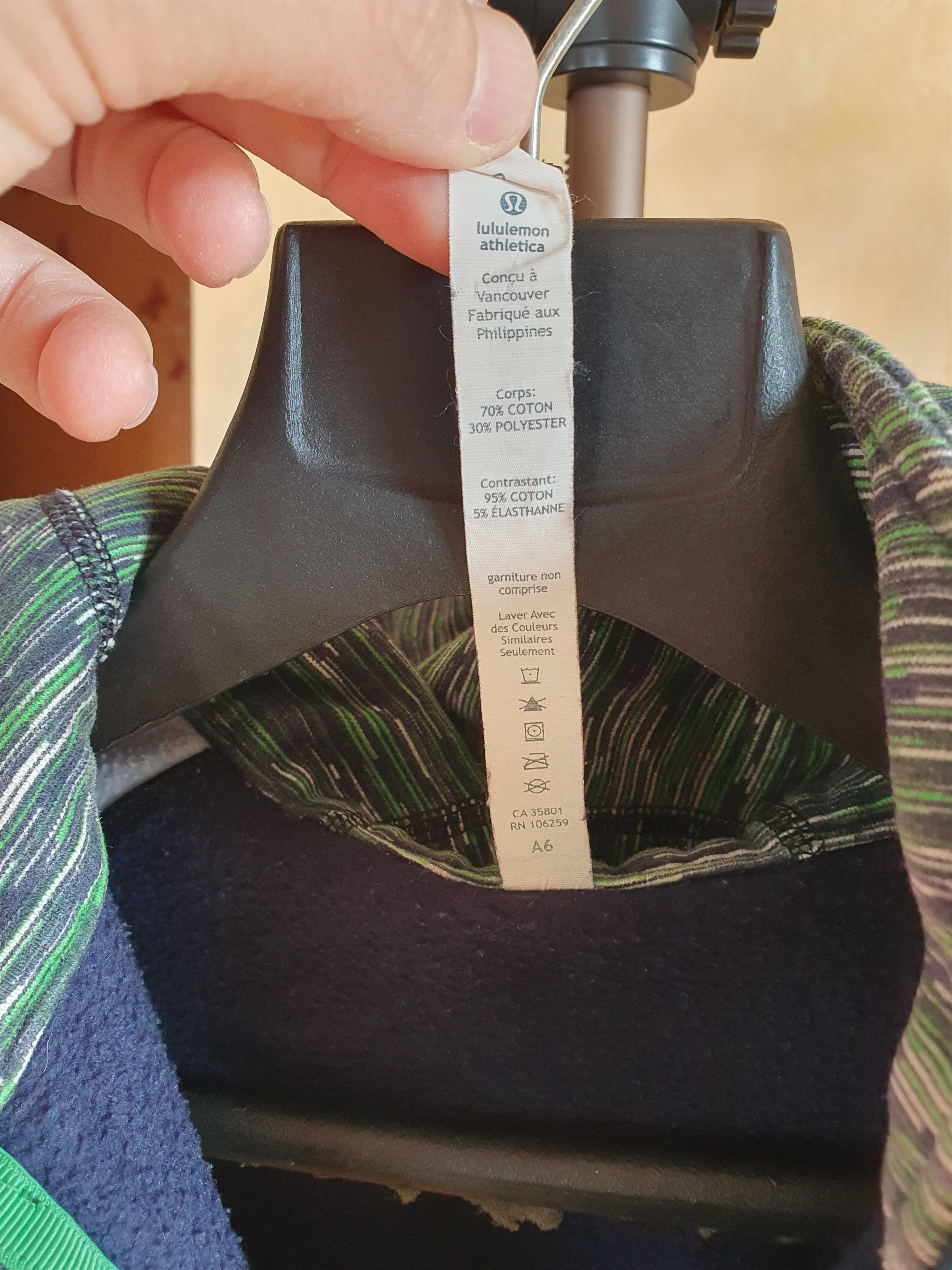 Lululemon Lululemon Scuba Jacket Blue Green Hoodie sz 8 Size M / US 6-8 / IT 42-44 - 5 Thumbnail